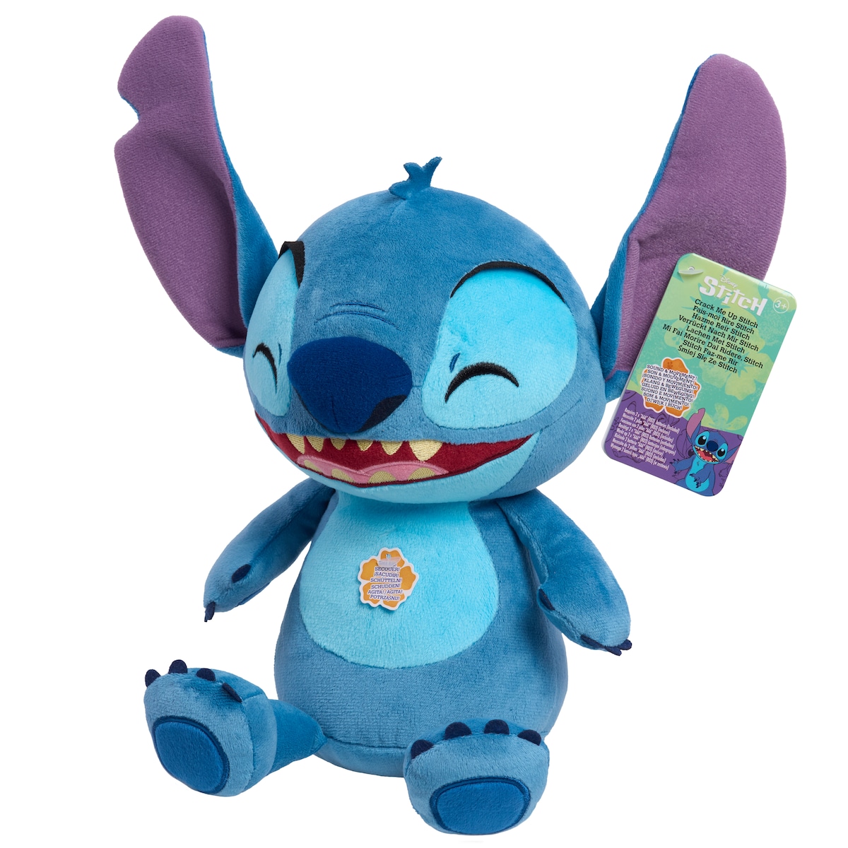 Peluche interactivo Crack Me Up Feature Plush Stitch Disney Just Play 2