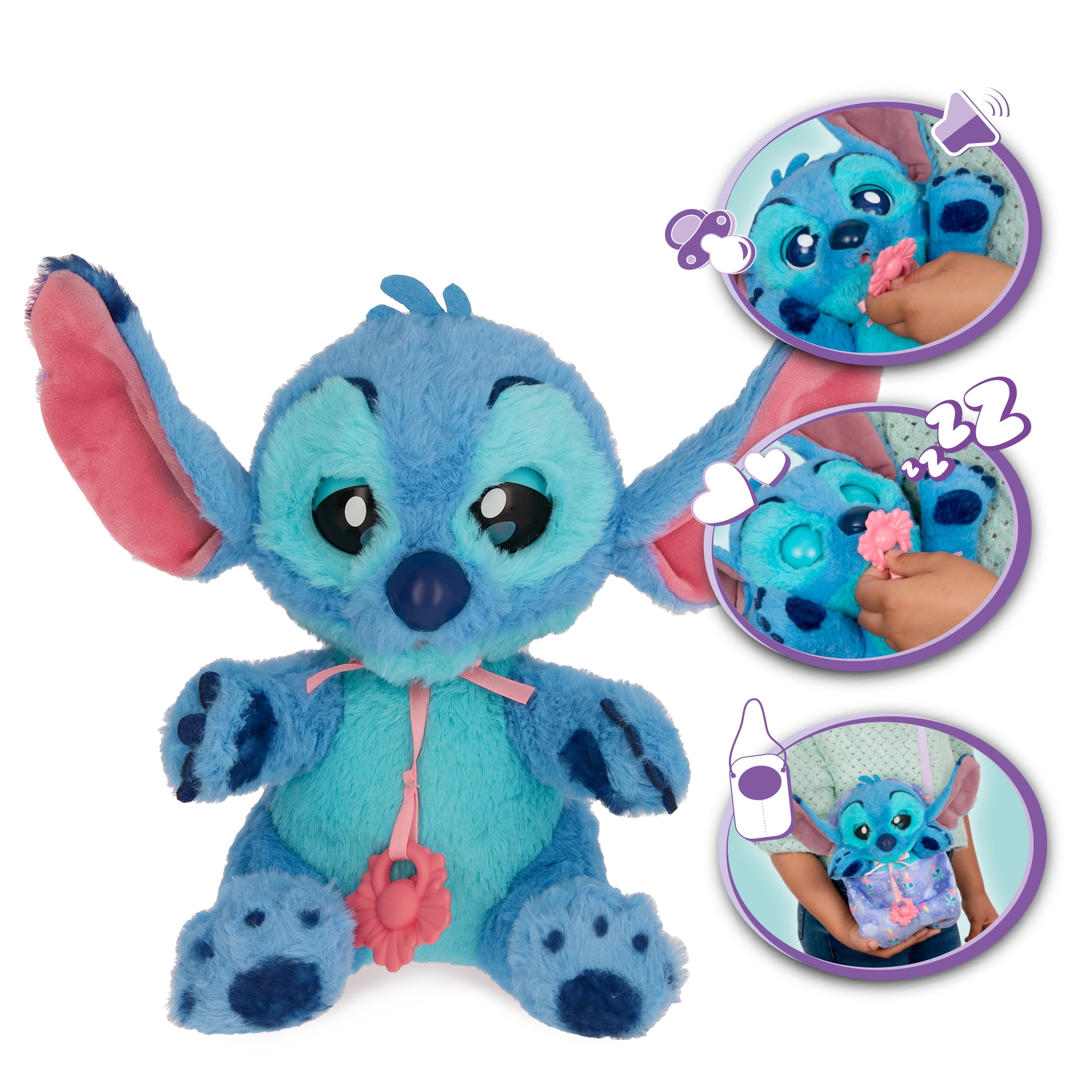 Peluche interactivo Stitch Disney Baby Paws 2