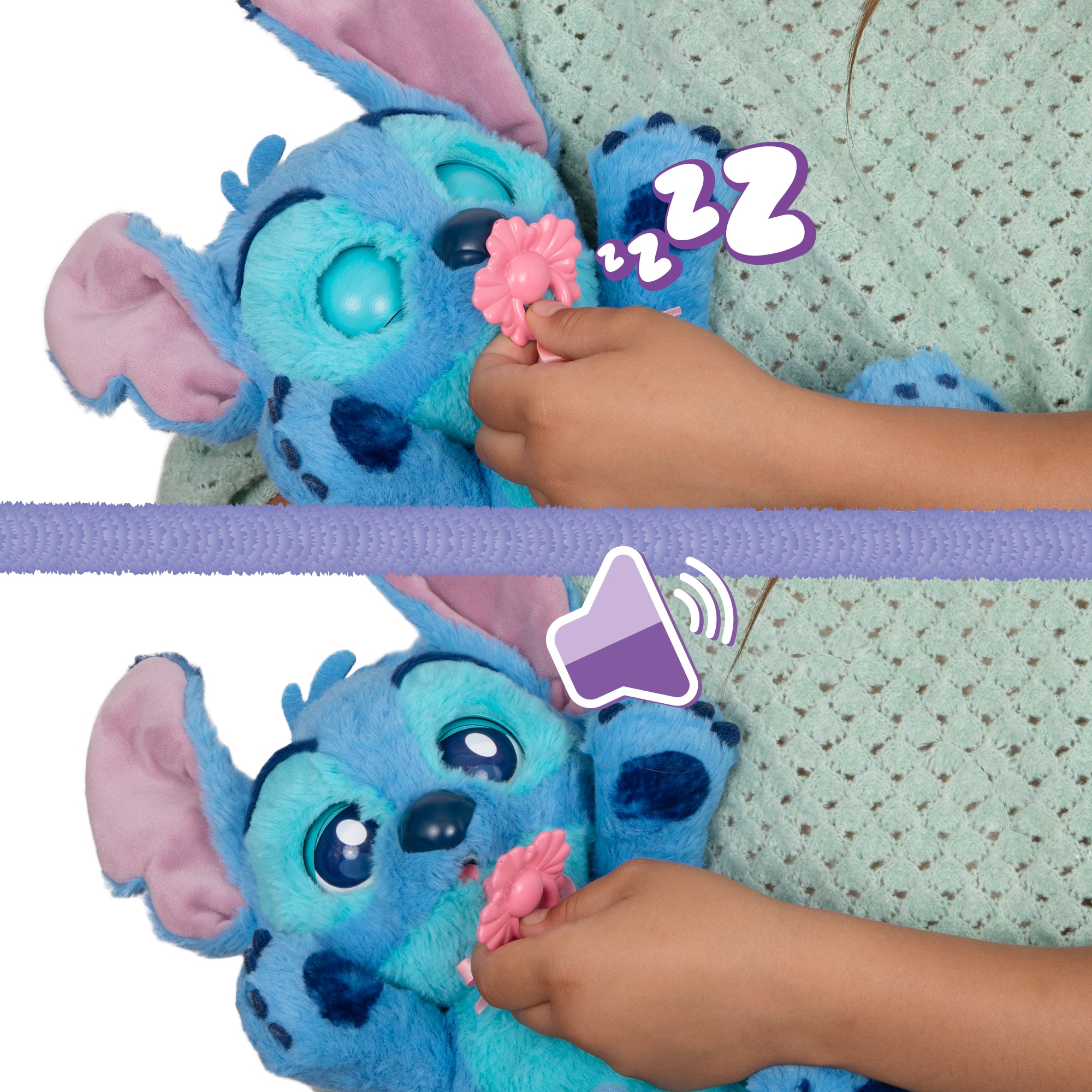 Peluche interactivo Stitch Disney Baby Paws 3