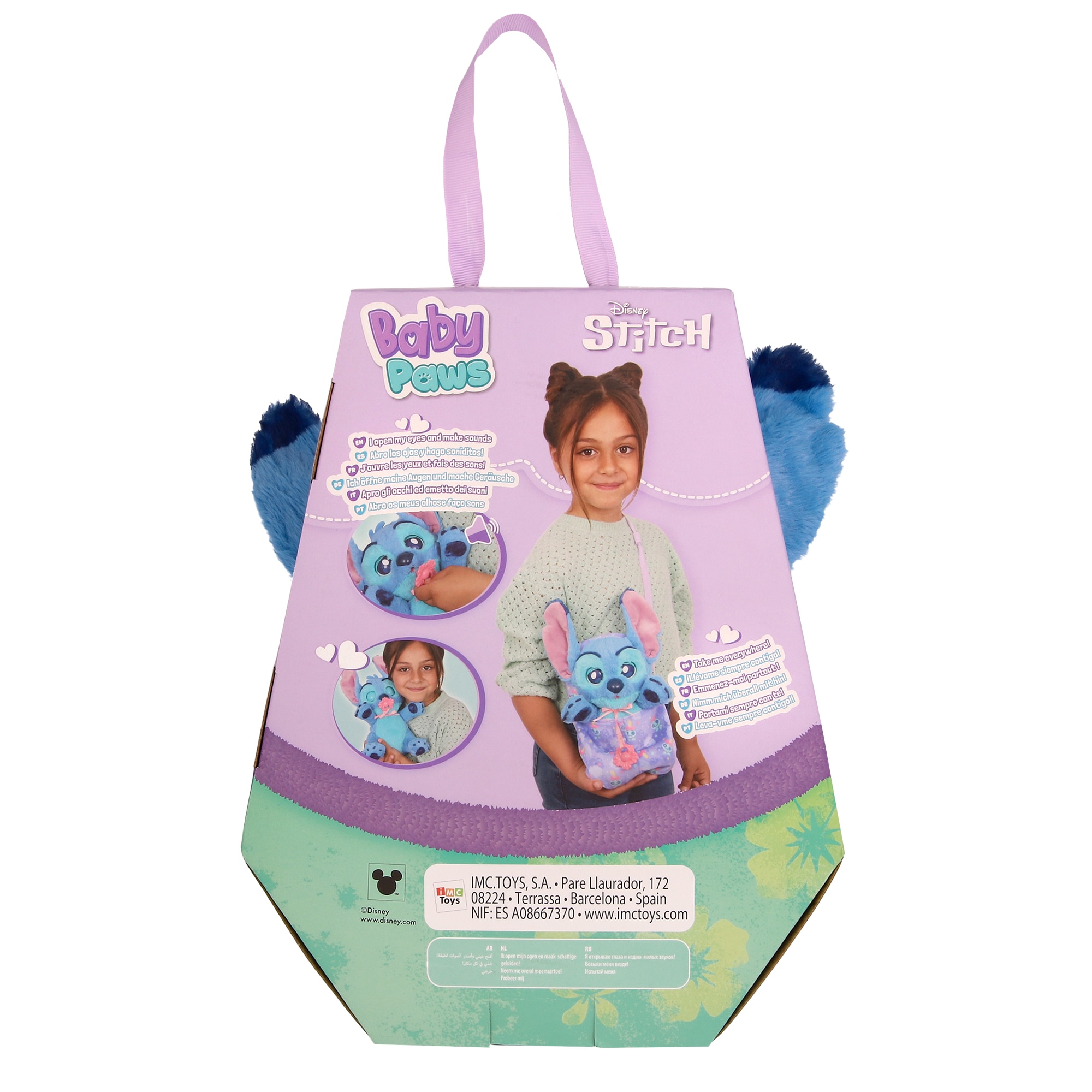 Peluche interactivo Stitch Disney Baby Paws 7