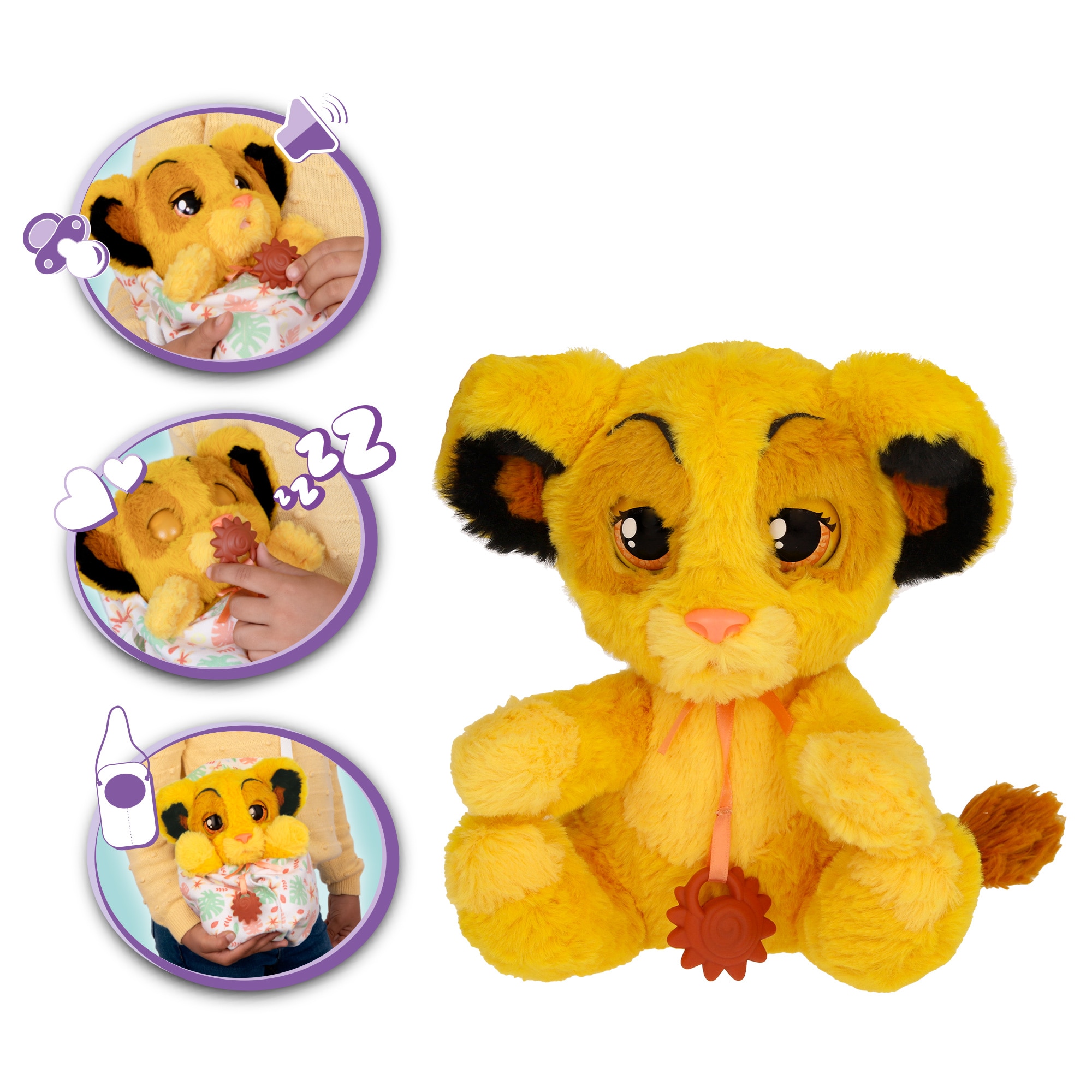 Peluche Interativo Simba Disney 2