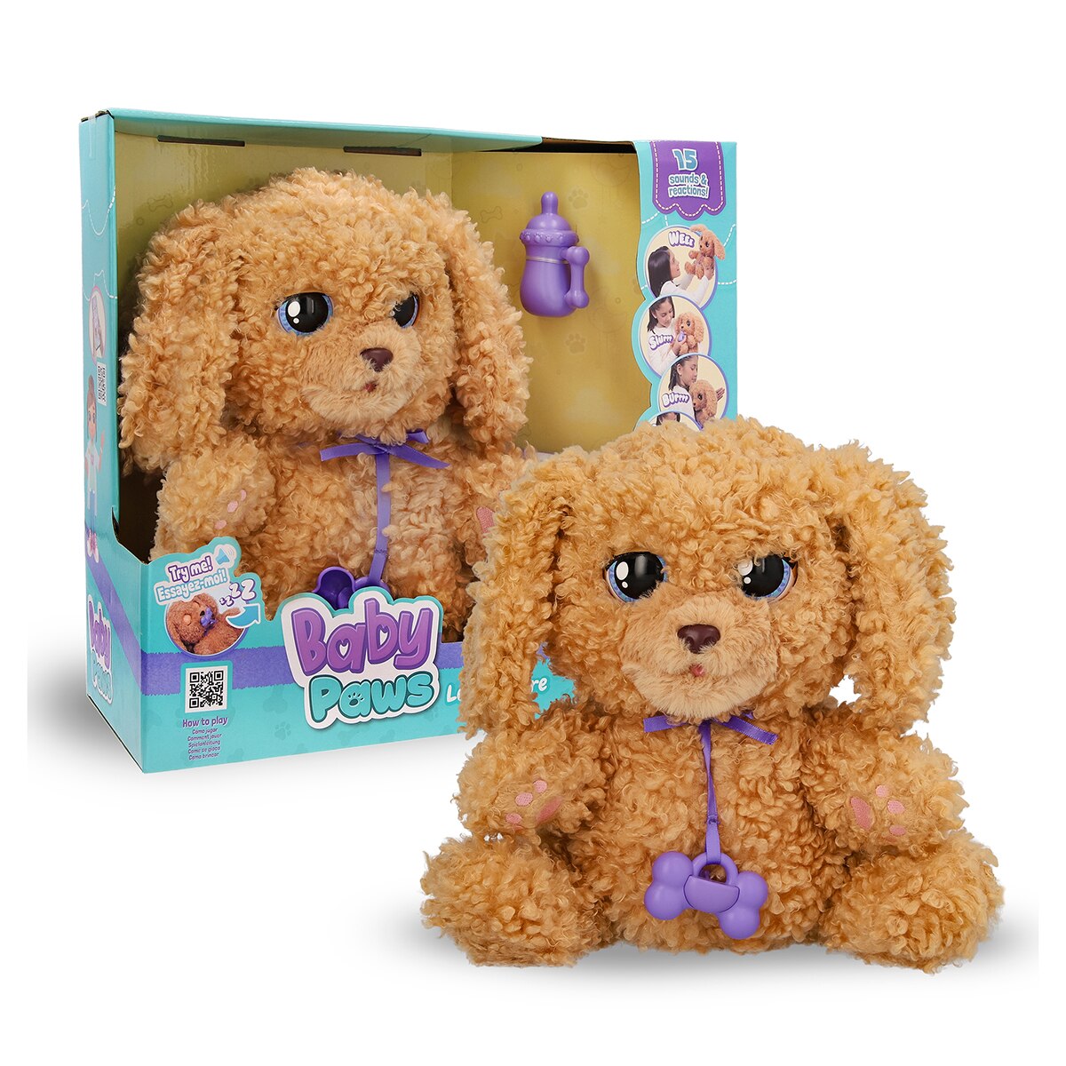 Baby Paws – Peluche interactivo Love & Care Baby Paws.