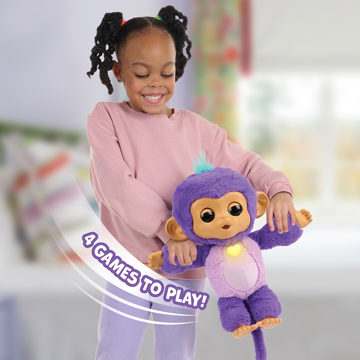 Fingerlings cuida y mima, un mono interactivo con más de 200 sonidos y reacciones 11