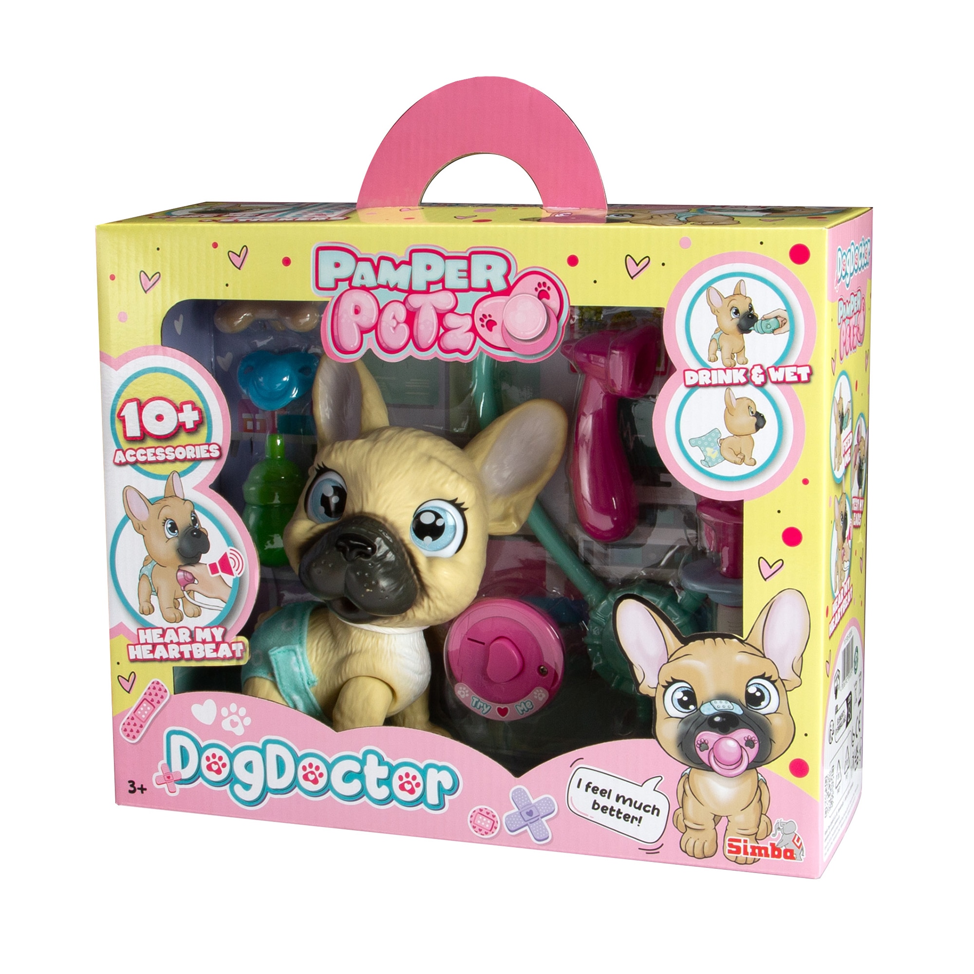 Peluche interactivo Pamper Petz Dog Doctor Simba Toys 4