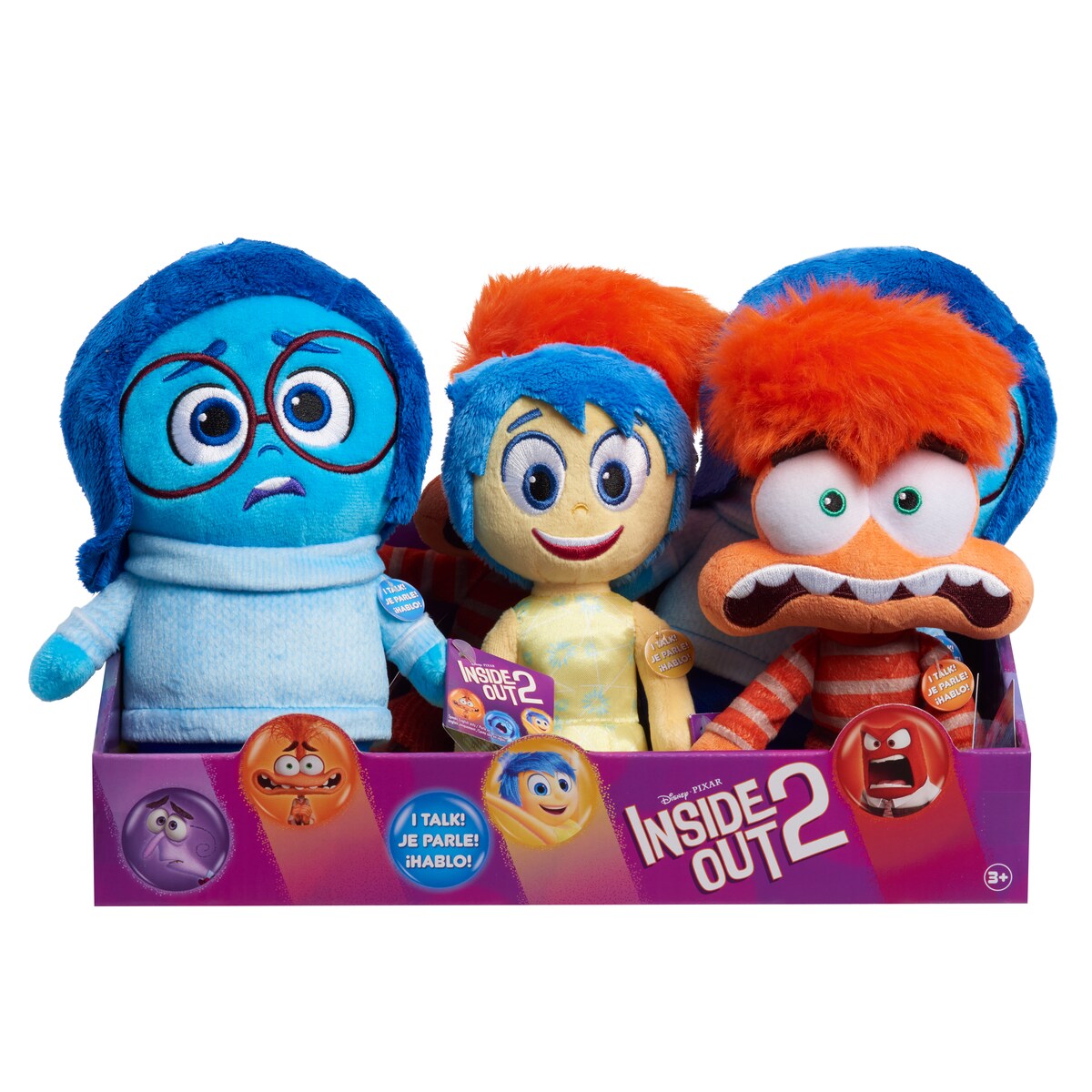 Peluches surtidos que hablan! Inside out · Just Play Products