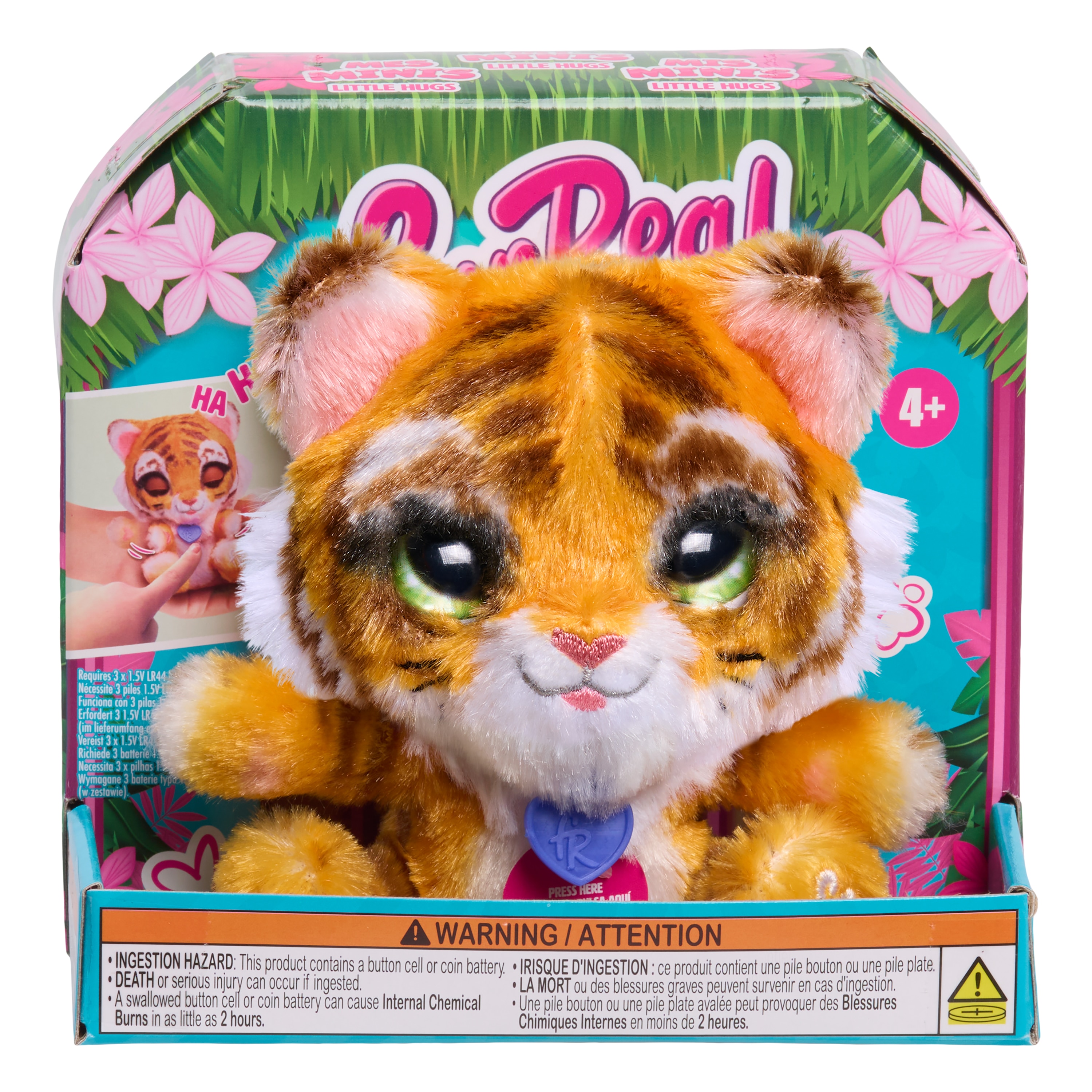 Peluche interactivo My Mini's Little Hugs Panda/Koala/Tiger FurReal modelos surtidos 5
