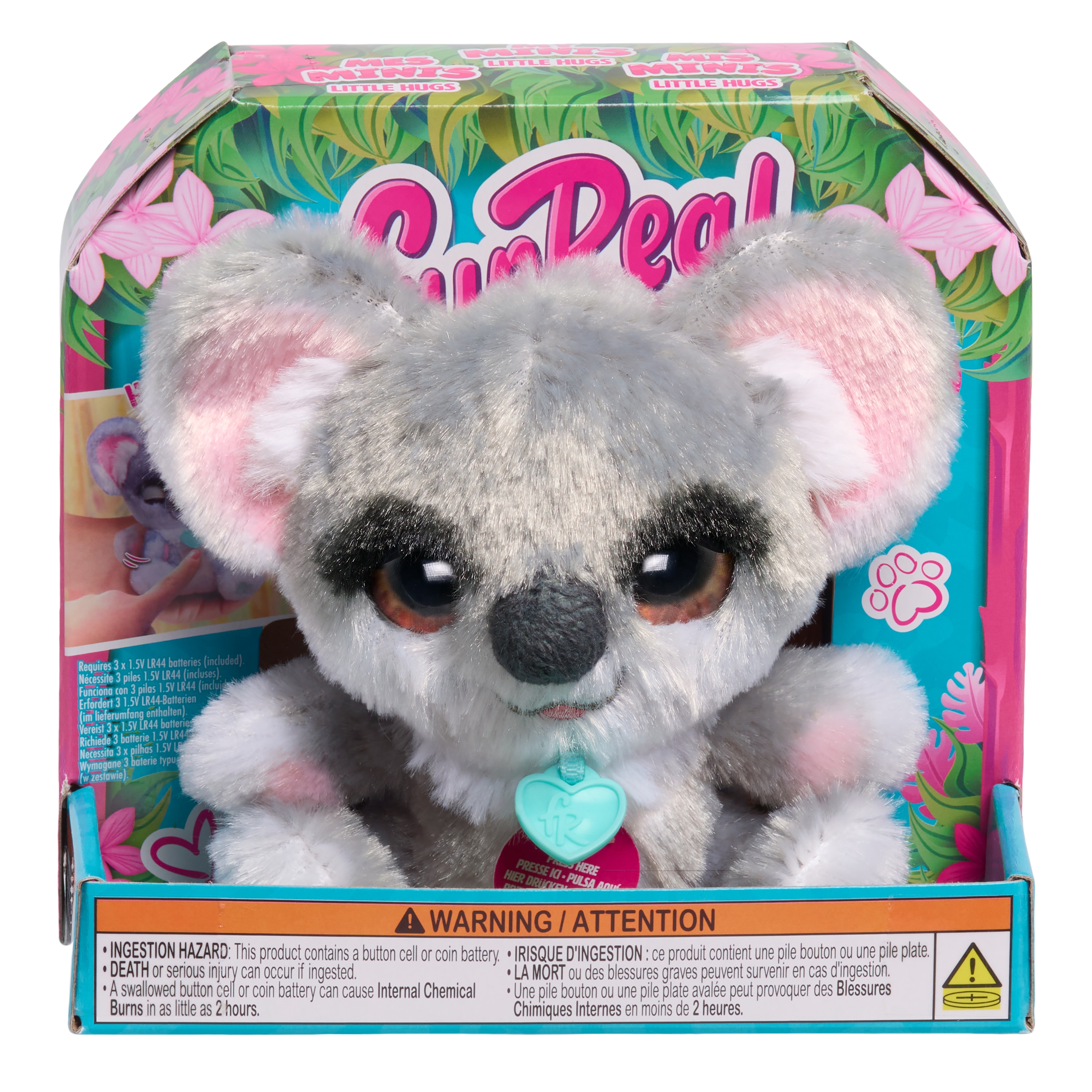 Peluche interactivo My Mini's Little Hugs Panda/Koala/Tiger FurReal modelos surtidos 7