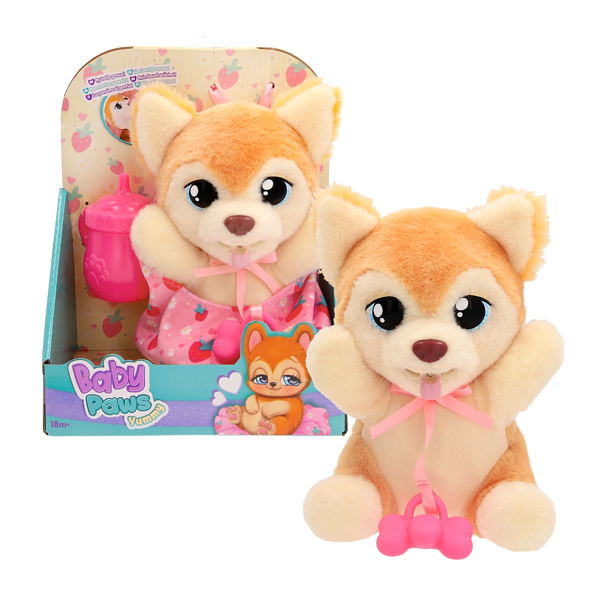 Imagen 0 de Peluche interactivo Yummy Shiba Inu Baby Paws