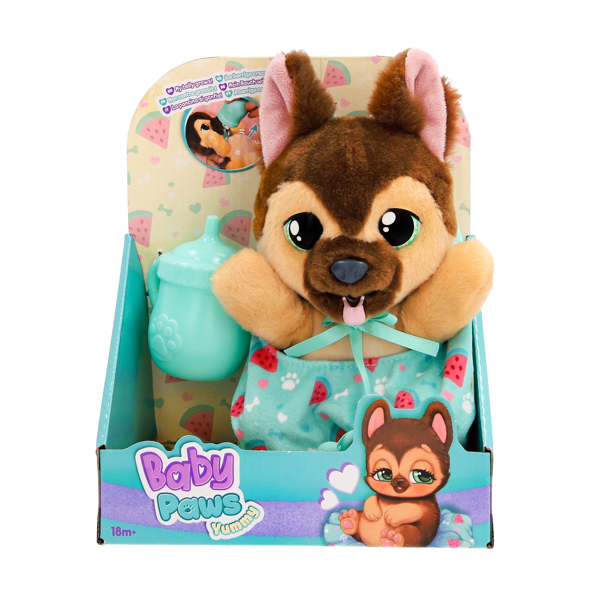 Peluche interactivo Yummy Pastor Alemán Baby Paws 2
