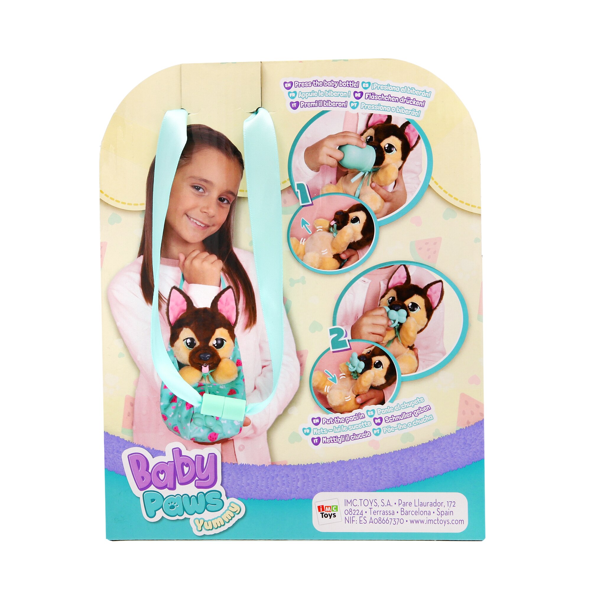 Peluche interactivo Yummy Pastor Alemán Baby Paws 7