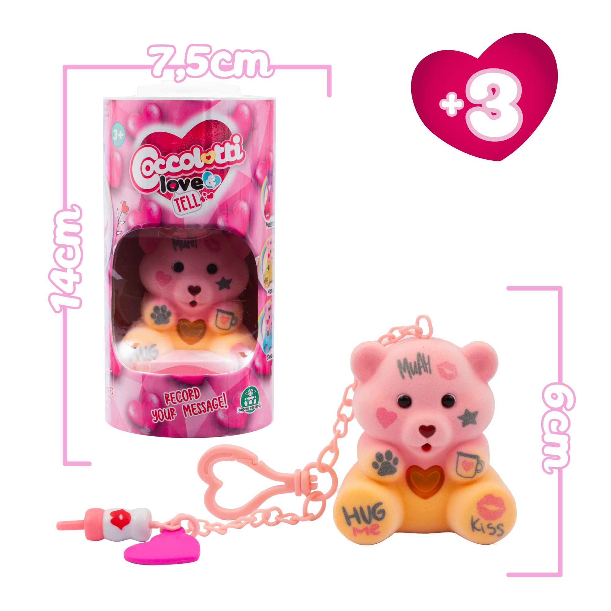 Peluche interactivo Love & Tell Coccolotti modelos surtidos 2