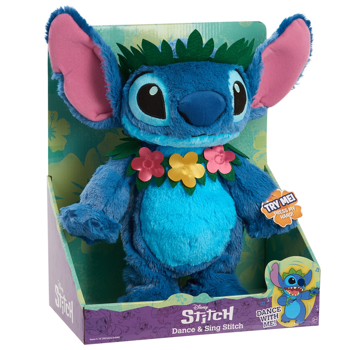 Peluche bailarín y cantarín Stitch Just Play Products 2