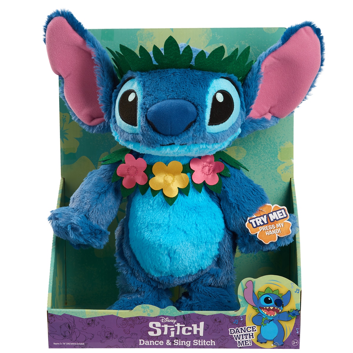 Peluche bailarín y cantarín Stitch Just Play Products 3