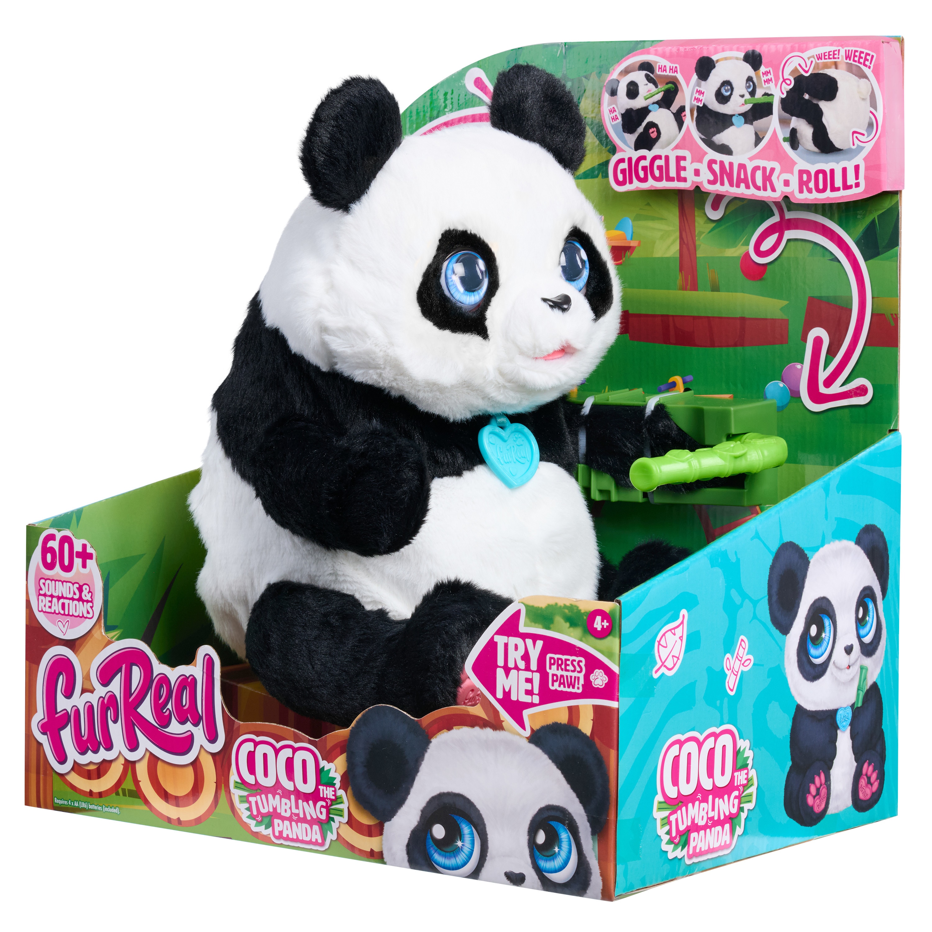 Peluche interactivo Coco, el panda que da volteretas furReal Friends 2