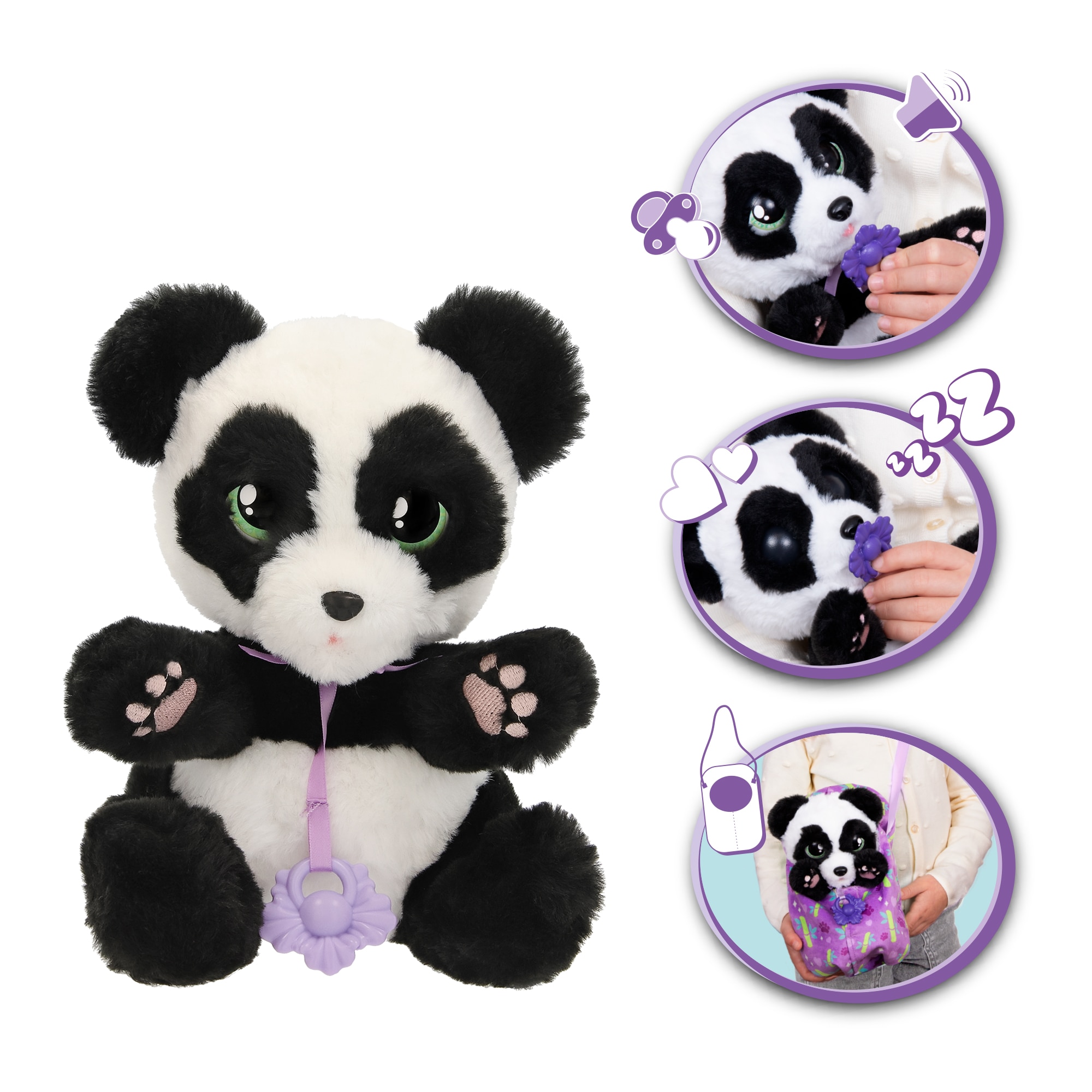 Peluche interactivo Panda Baby Paws 3