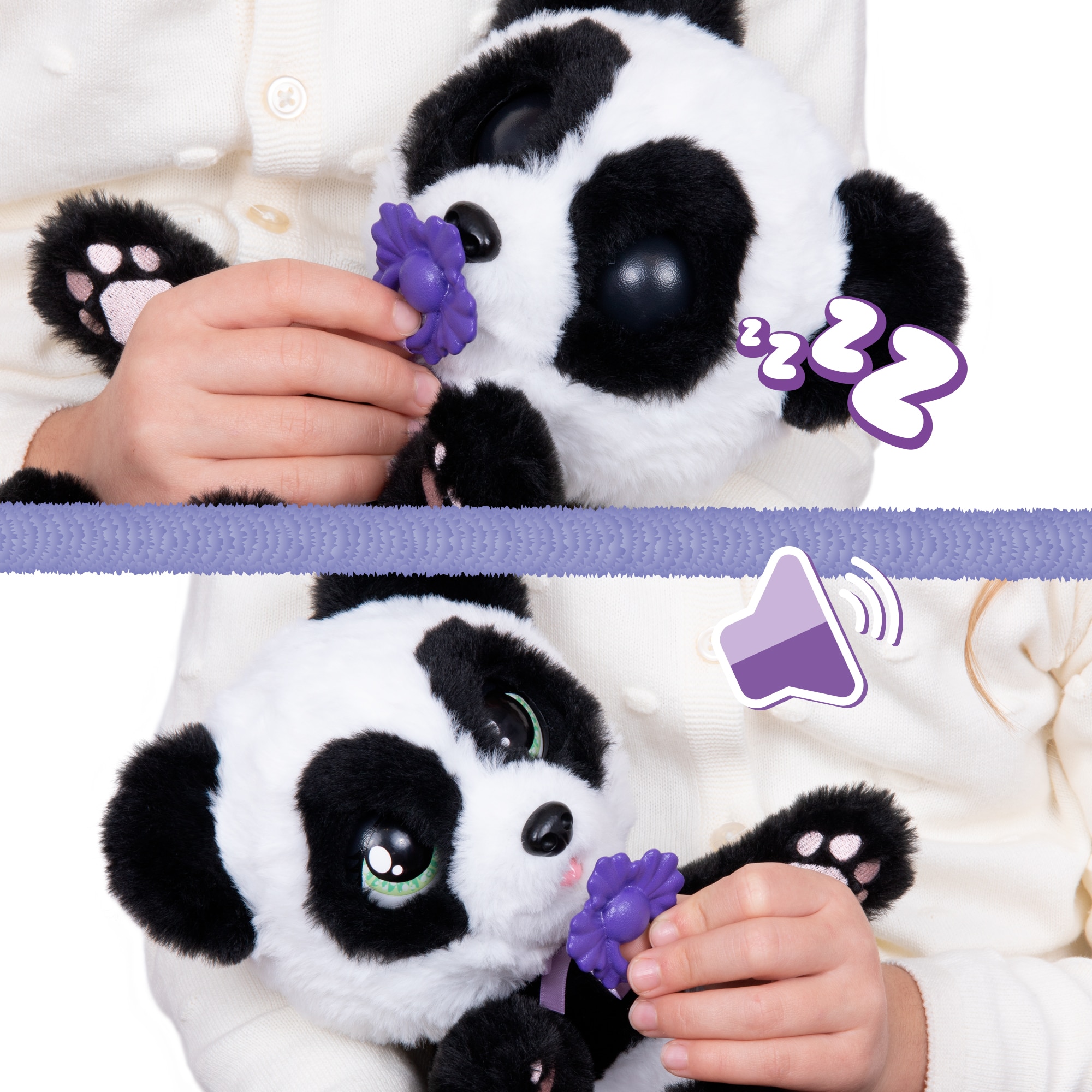 Peluche interactivo Panda Baby Paws 4