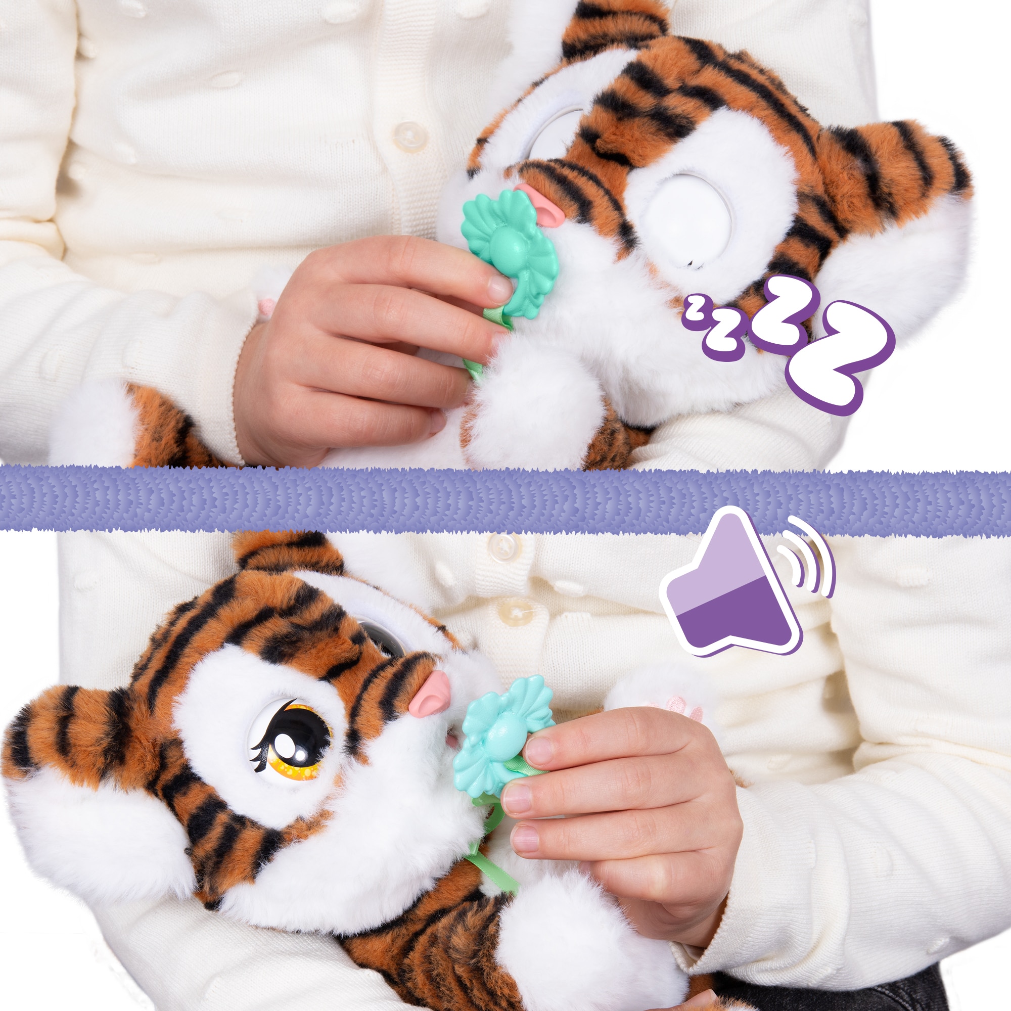 Peluche interactivo Tiger Baby Paws 4