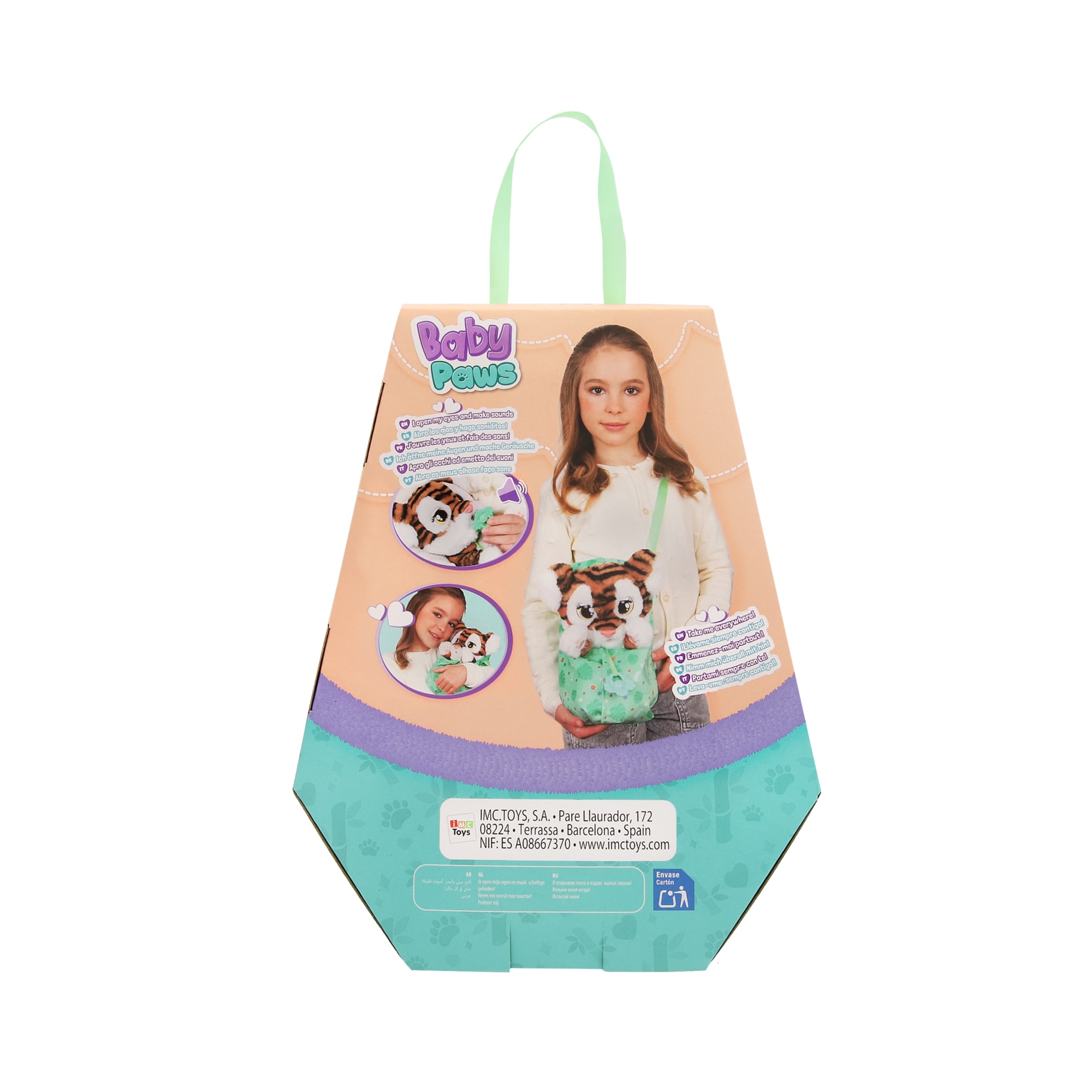 Peluche interactivo Tiger Baby Paws 8