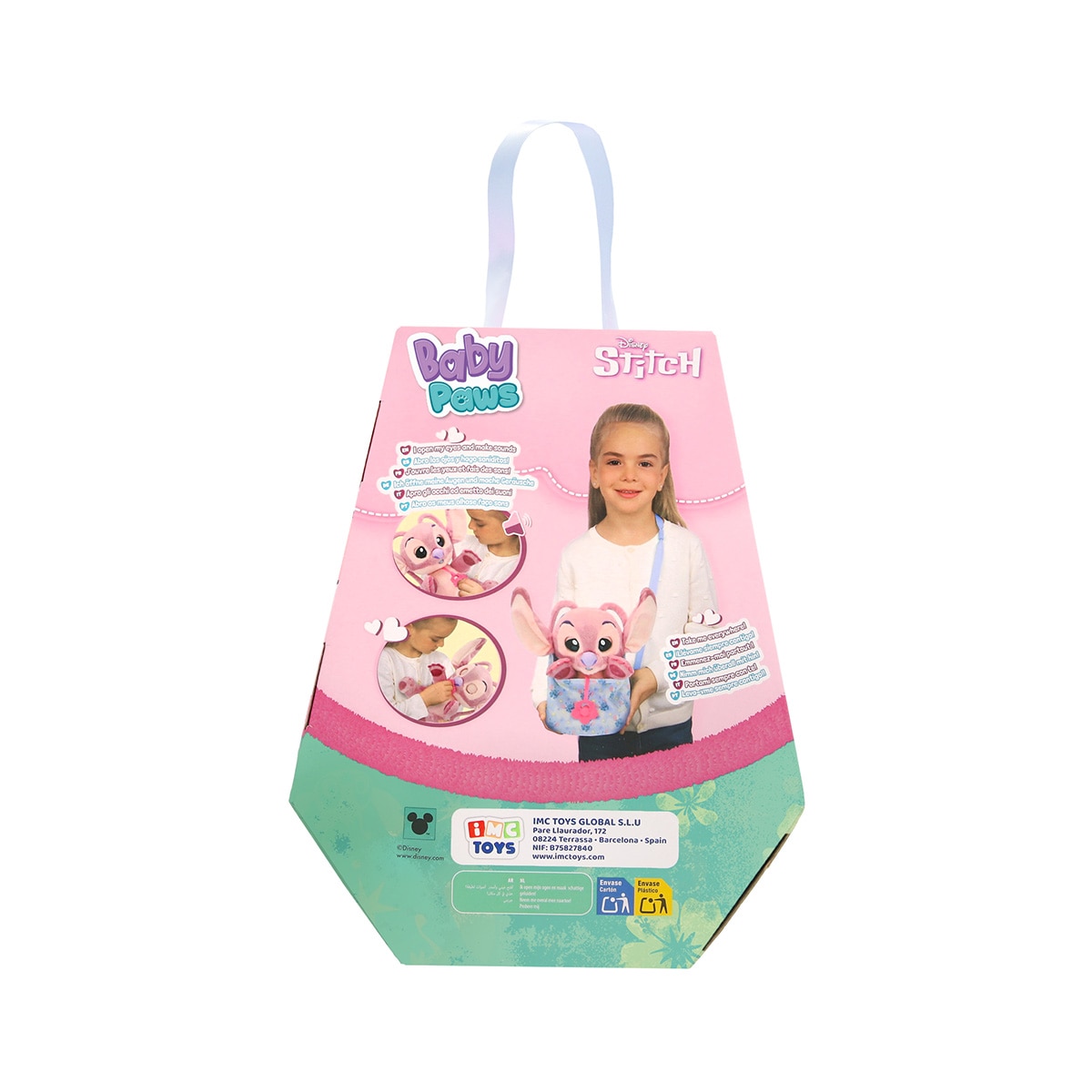 Peluche interactivo Angel Baby Paws 6