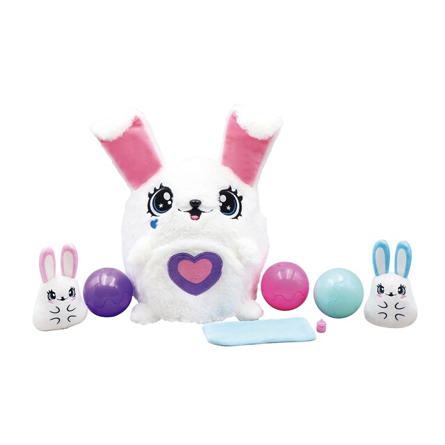 Imagen 0 de Mama Bunny y sus bebes sorpresa, peluche interactivo con sorpresas en su barriguita