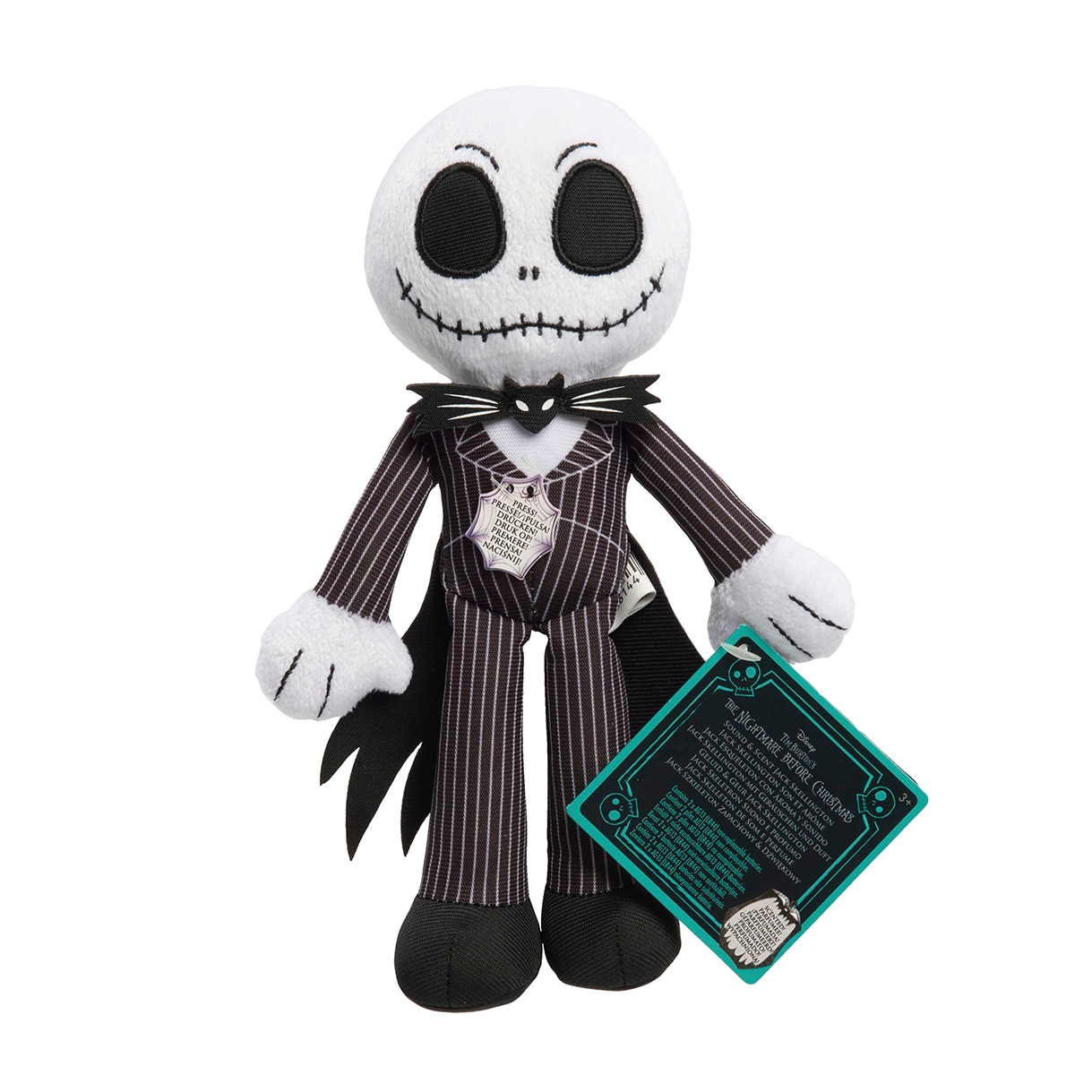 Imagen 0 de Peluche con aroma y sonido Jack Skellington Pesadilla antes de Navidad