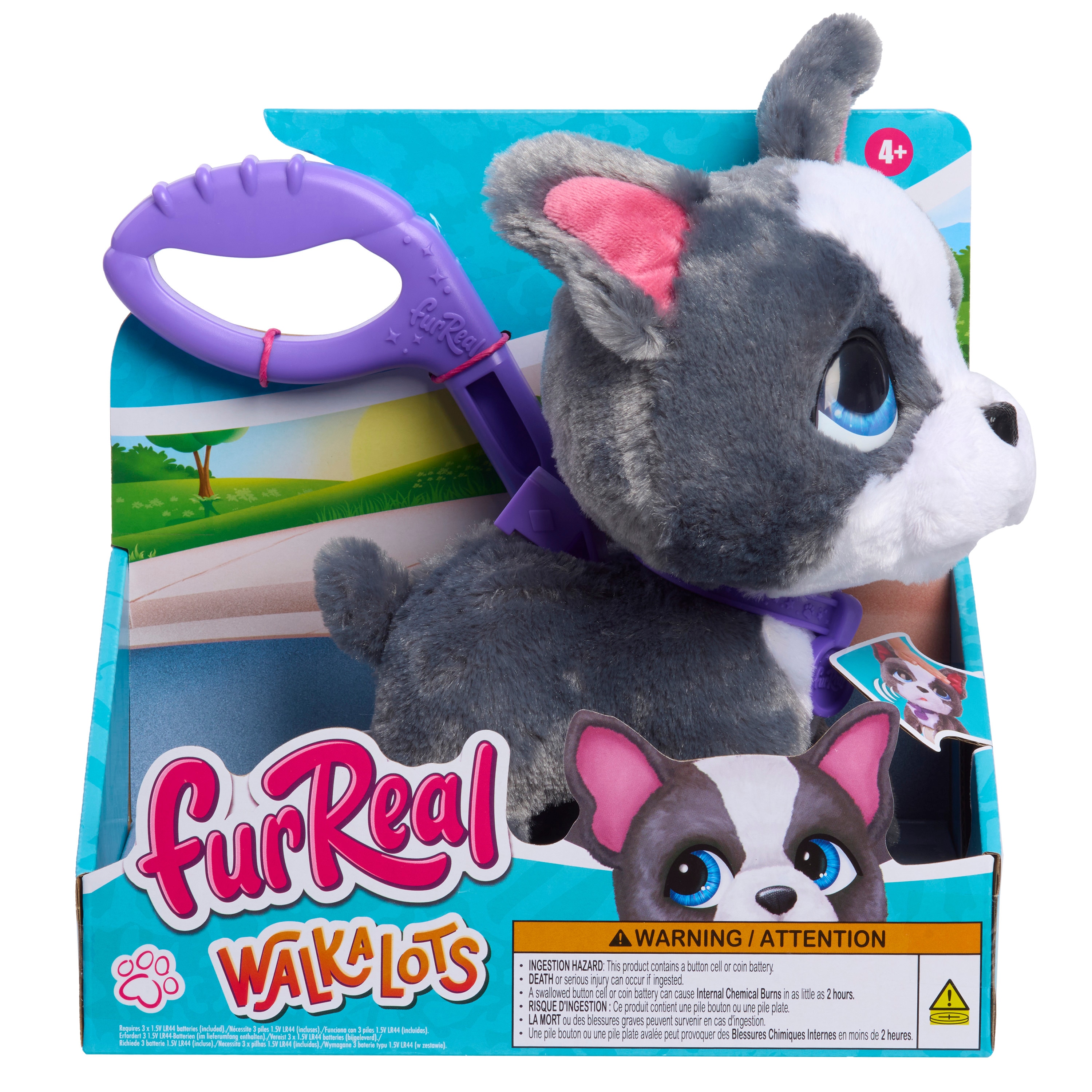 Peluche interactivo Walk-a-Lots French Bulldog furReal Friends 2
