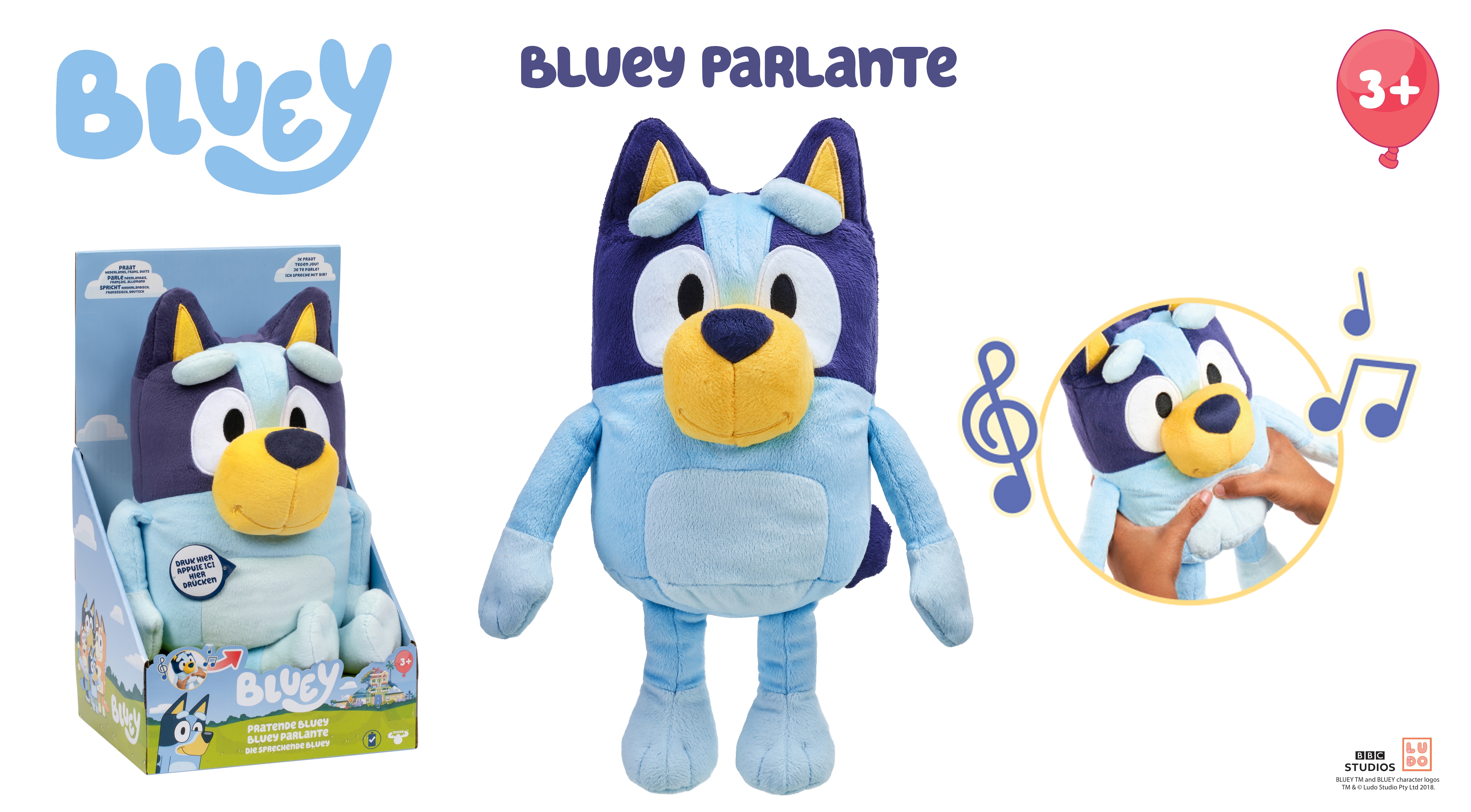 Bluey Talking Plush 3