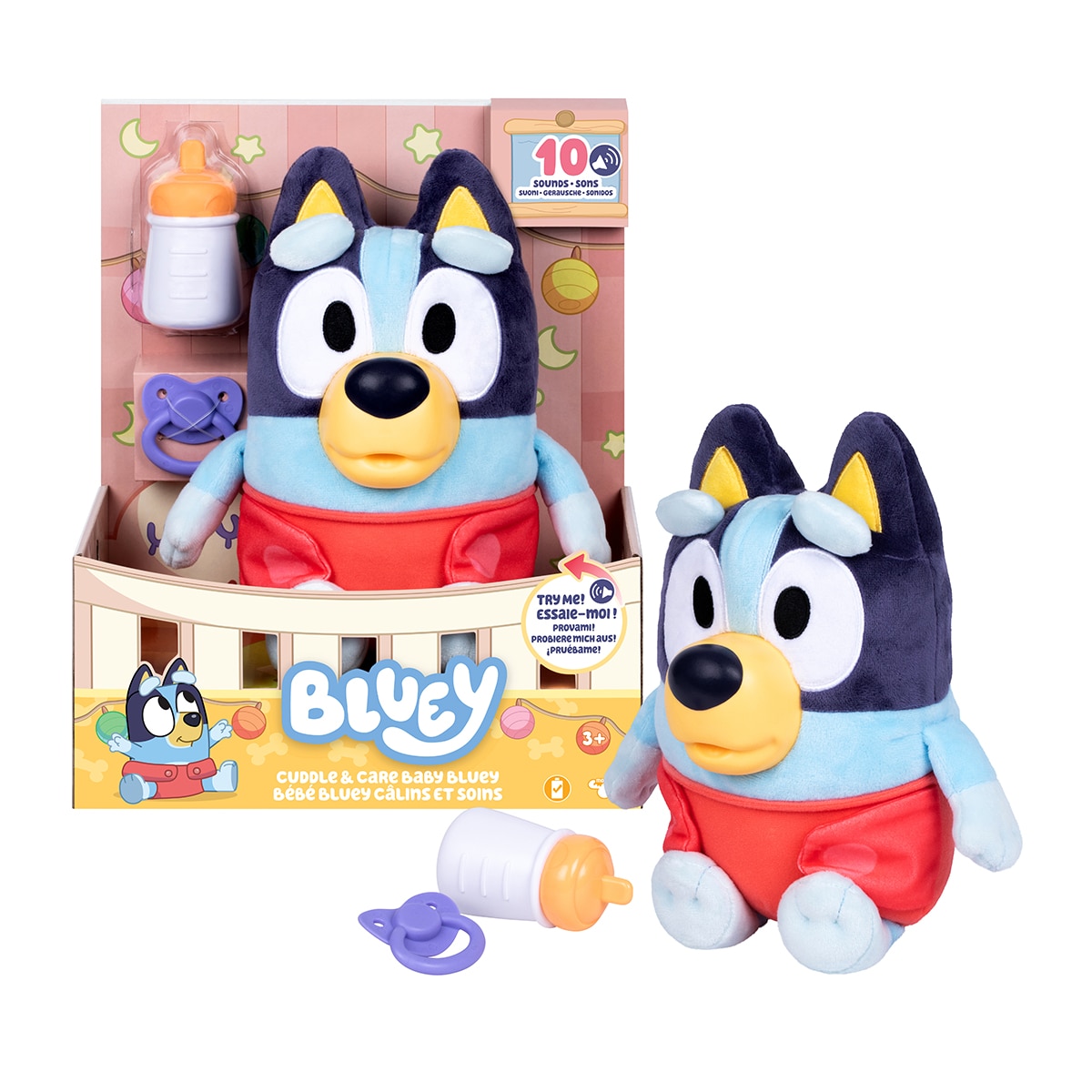 Imagen 0 de Bebé mimos y cuidados con 10 sonidos Bluey Moose