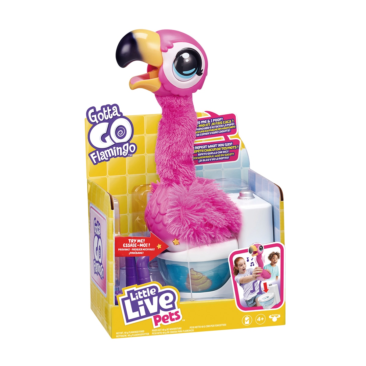 Peluche interactivo Gotta Go Flamingo Little Live Pets Moose 2