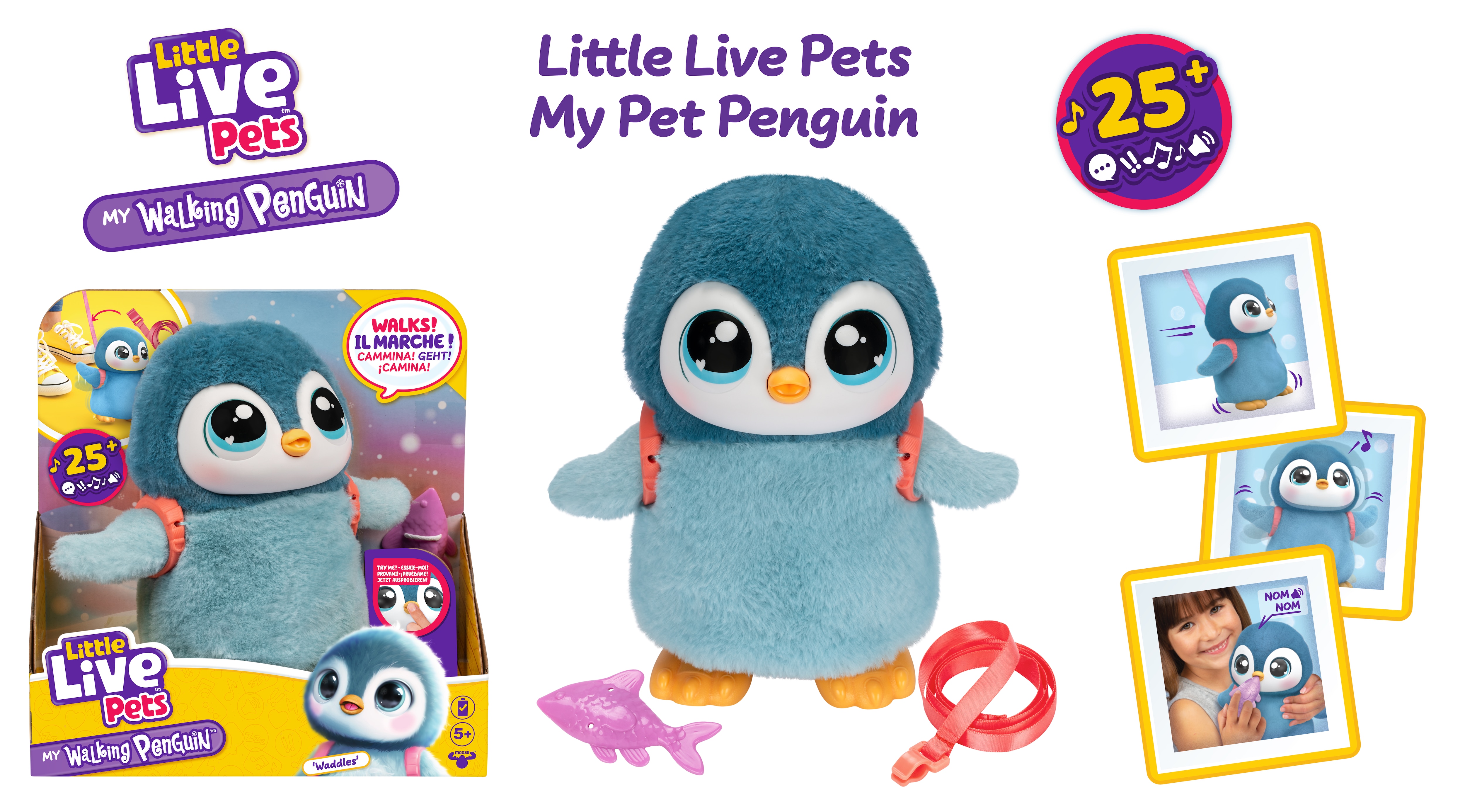 Peluche My Pet Pinguin 3