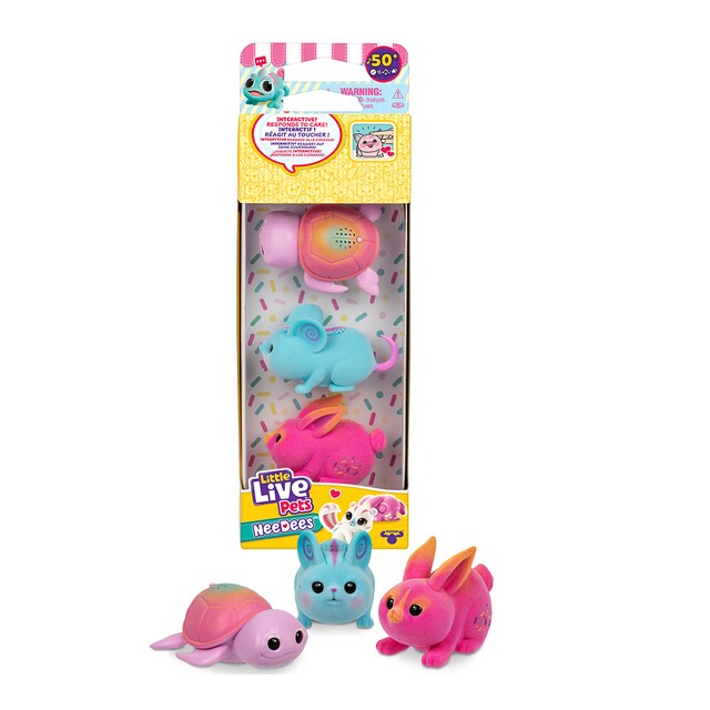 Imagen 0 de Peluche interactivo NeeDees pack de 3 Little Live Pets Moose