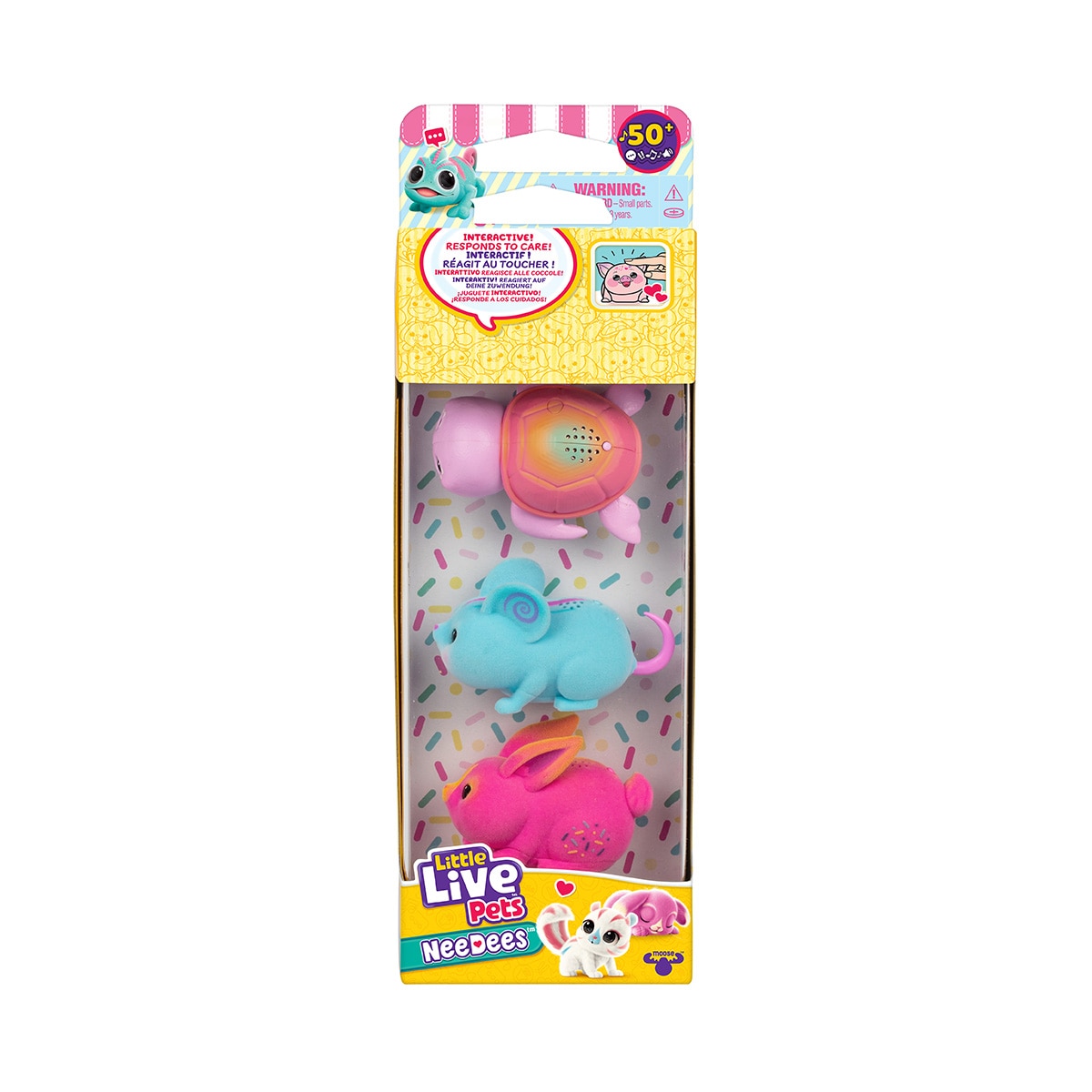 Peluche interactivo NeeDees pack de 3 Little Live Pets Moose 7