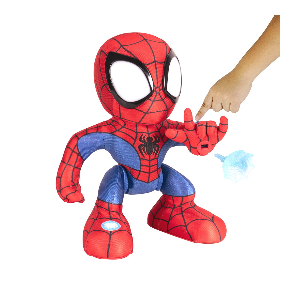 Peluche interactivo Amazing Flip Spidey and Friends Jazwares 3