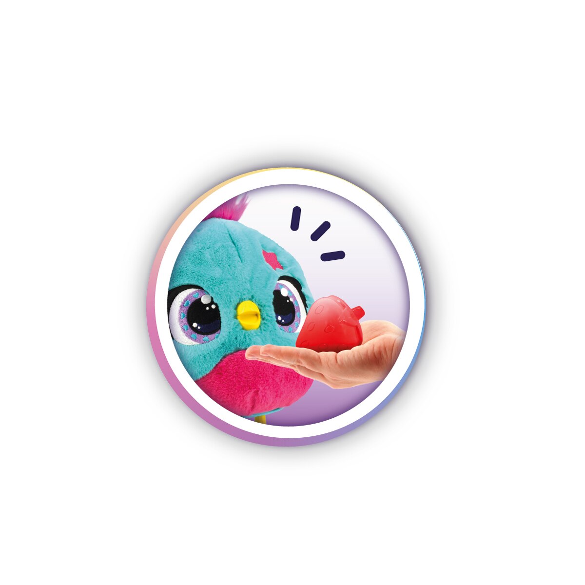 Peluche interactivo Chickaboo con 2 huevos sorpresa más de 50 sonidos y reacciones Funtasy Family Diset 3