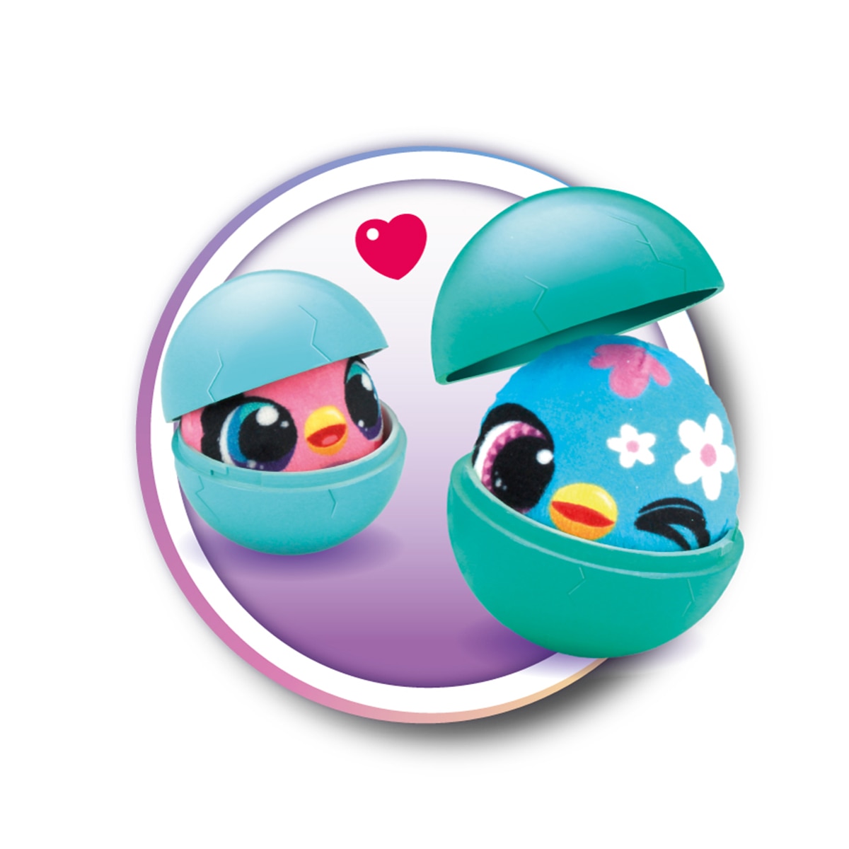 Peluche interactivo Chickaboo con 2 huevos sorpresa más de 50 sonidos y reacciones Funtasy Family Diset 6