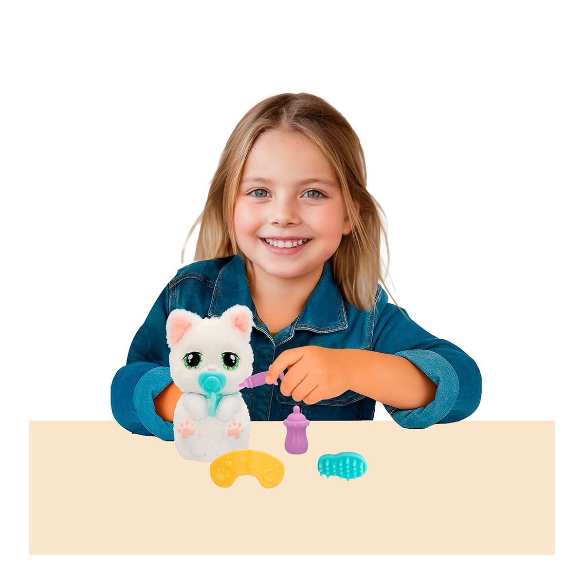 Mascota Interactiva Just Born Cat Baby Paws 3