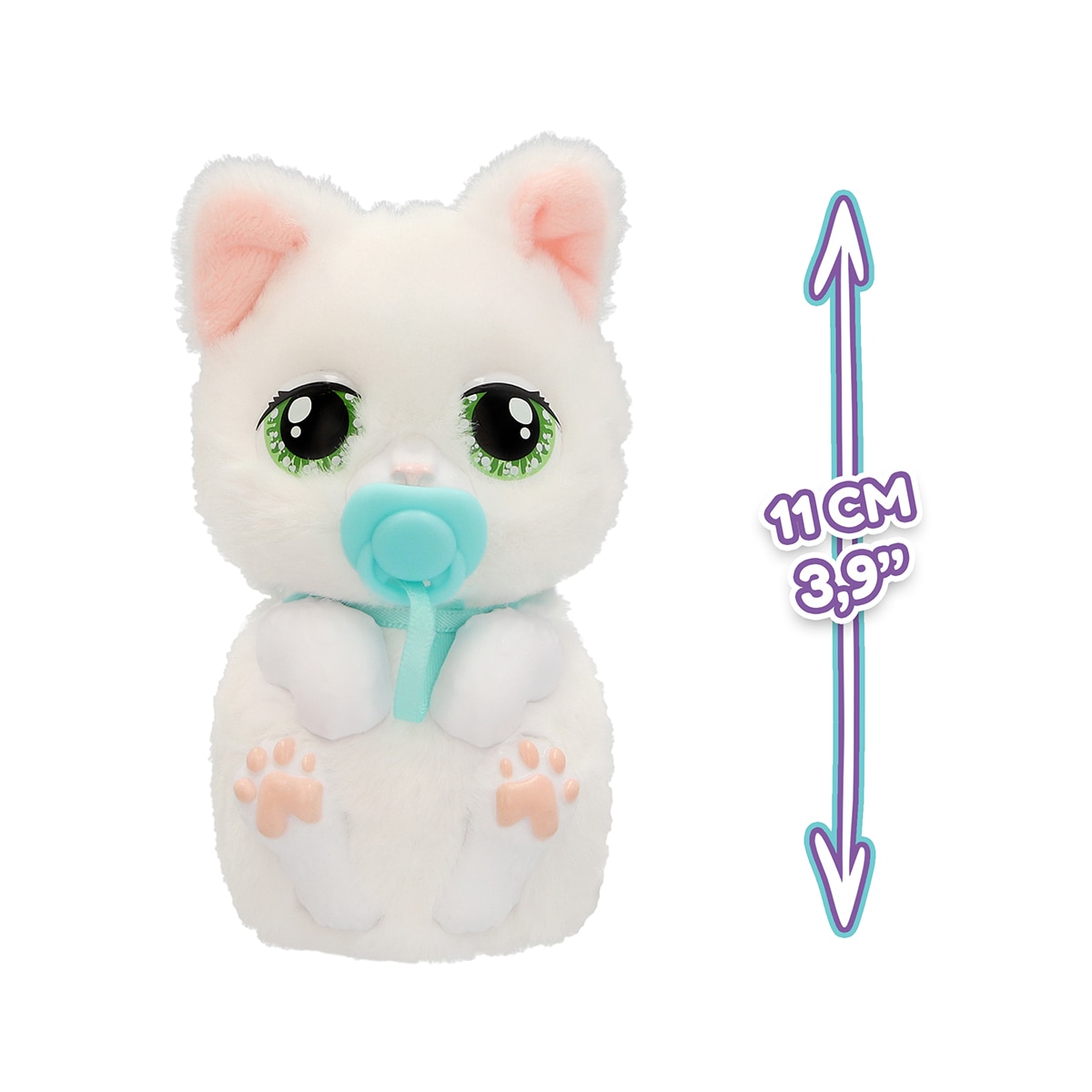 Mascota Interactiva Just Born Cat Baby Paws 7