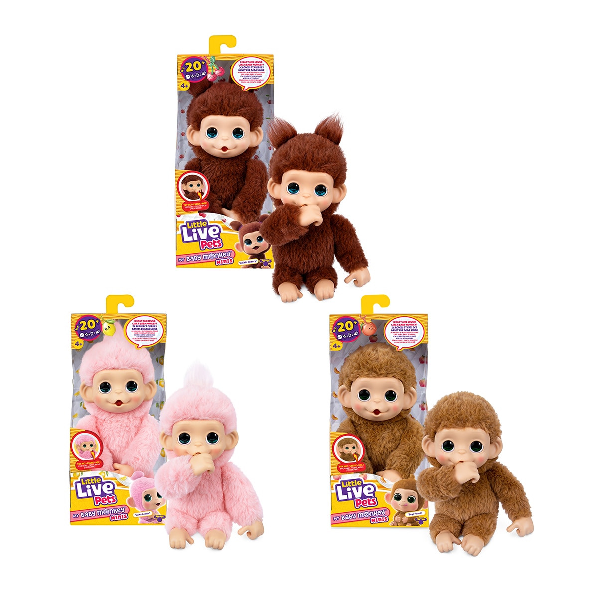 Imagen 0 de My Baby Monkey de Little Live Pets Moose