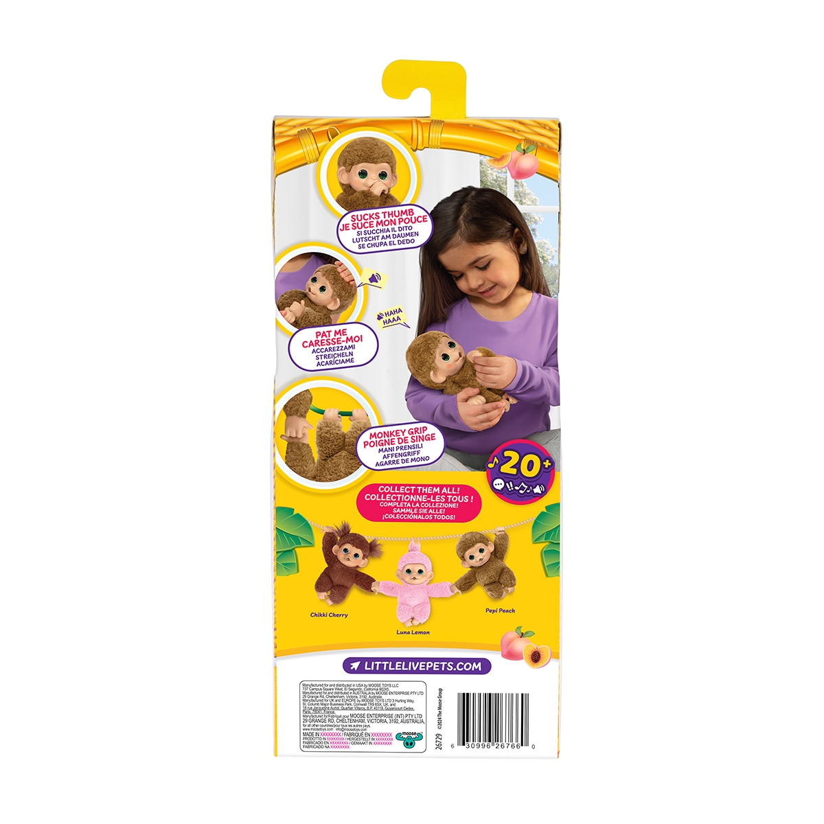 My Baby Monkey de Little Live Pets Moose 12