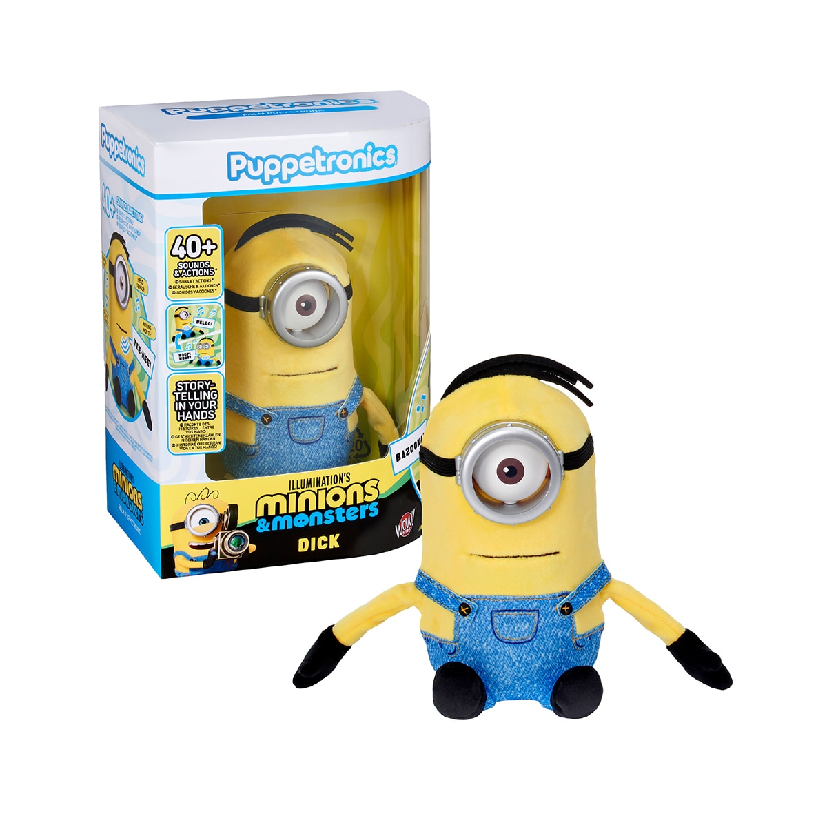 Imagen 0 de Peluche interactivo Puppetronic Dick Palm Minions Famosa