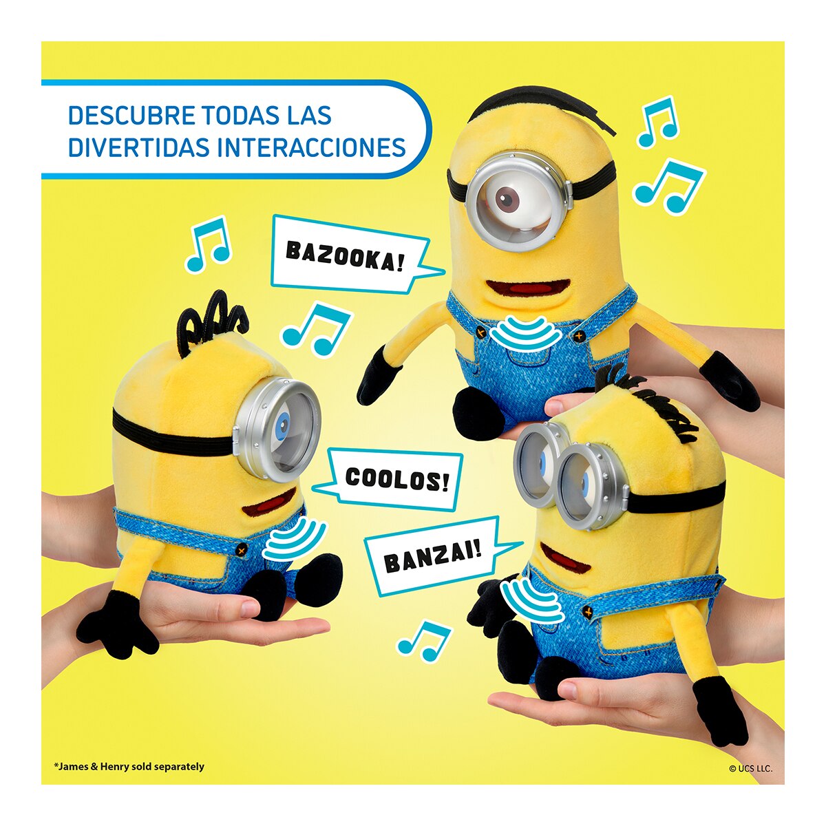Peluche interactivo Puppetronic Dick Palm Minions Famosa 6