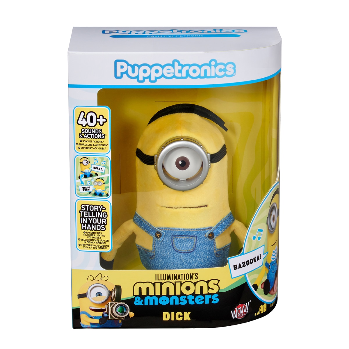 Peluche interactivo Puppetronic Dick Palm Minions Famosa 8