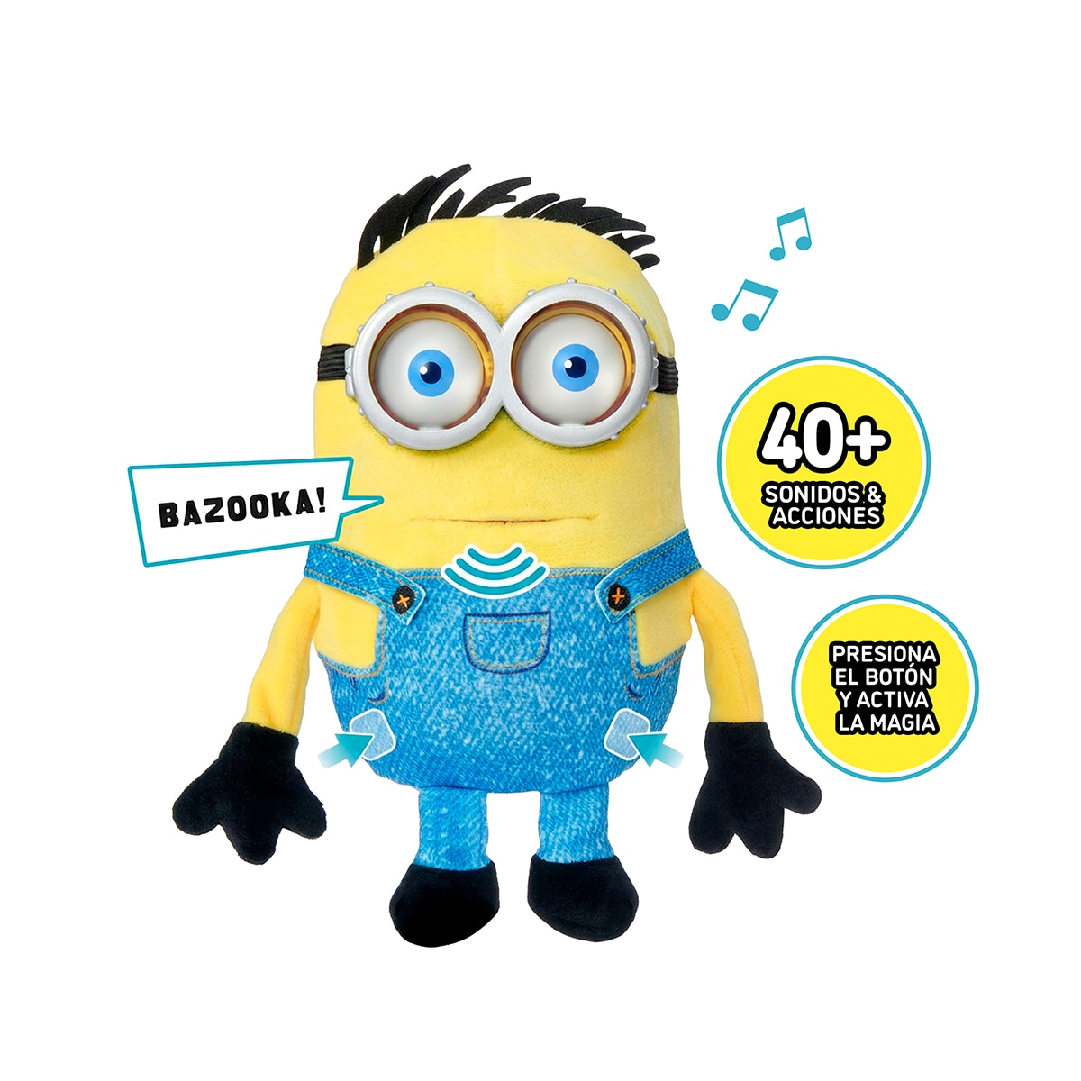 Peluche interactivo Puppetronic Henry Palm Minions Famosa 3