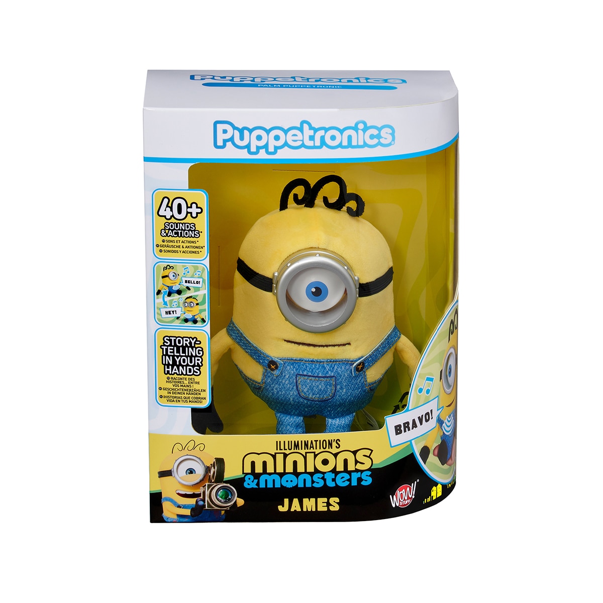 Minions James Palm Puppetronic Boneco Interactivo 18 cm 7