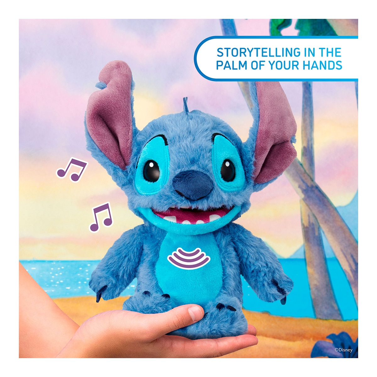 Peluche interactivo Puppetronic Stitch Palm Disney Famosa 5