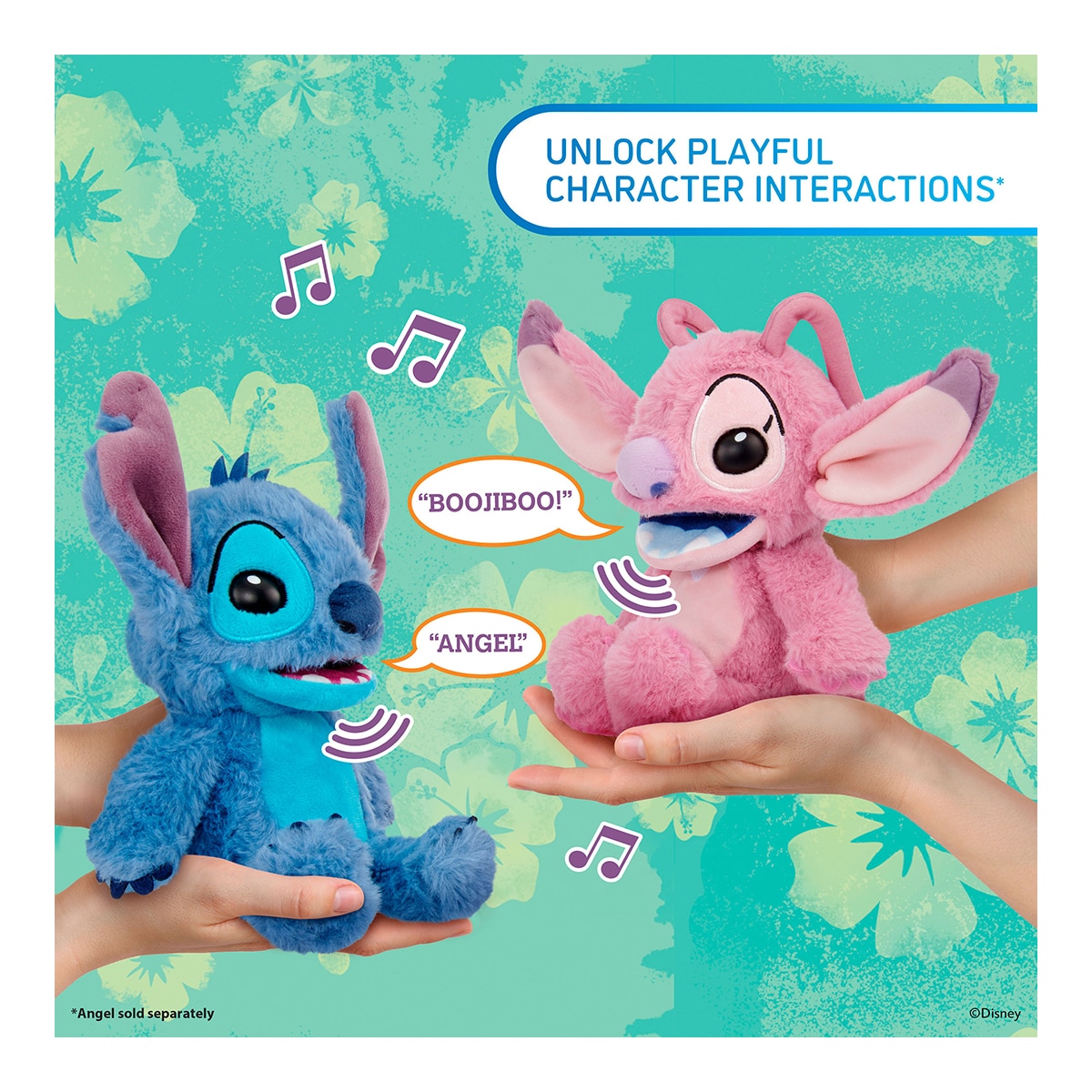Peluche interactivo Puppetronic Stitch Palm Disney Famosa 6