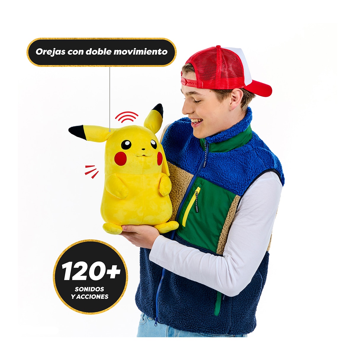 Boneco Interativo Pokémon com Movimento, Som e Luz 5