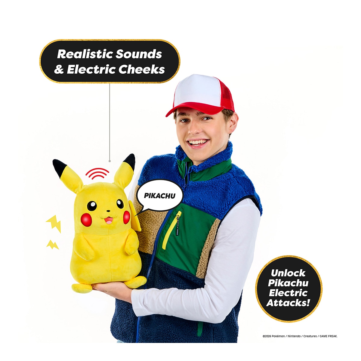 Boneco Interativo Pokémon com Movimento, Som e Luz 10