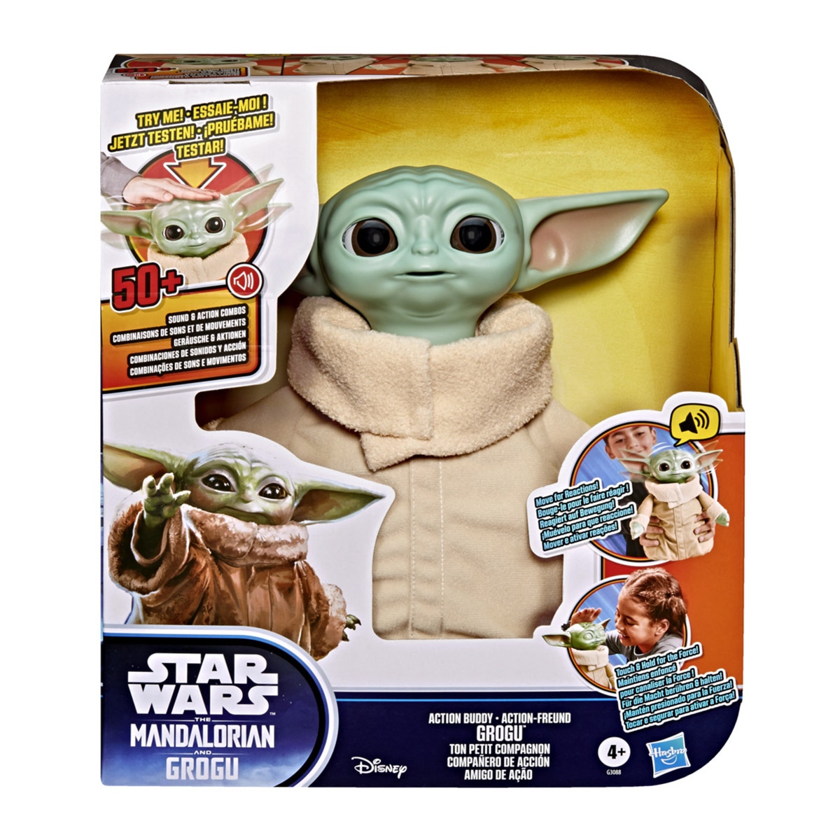 Compañero de acción Grogu Star Wars Hasbro 2