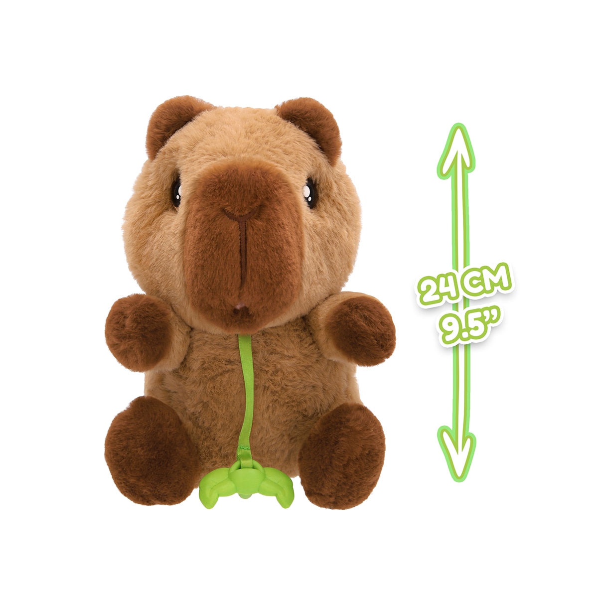 Peluche Baby Paws Capybara incluye 2 Accesorios y emite sonidos Imc Toys 5